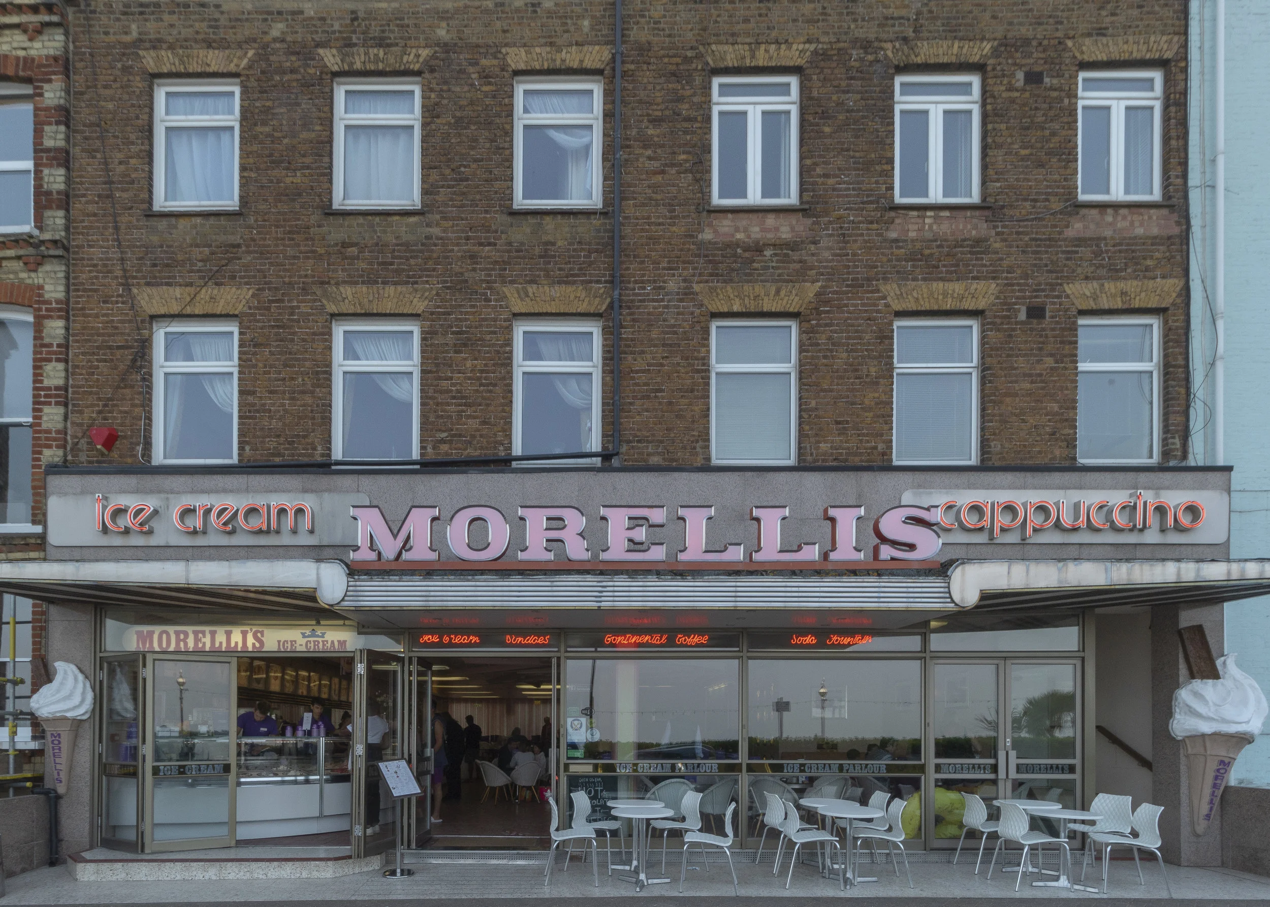 Morelli's with it's amazing 50s interior is a must for coffee lovers and gelato officianados like me