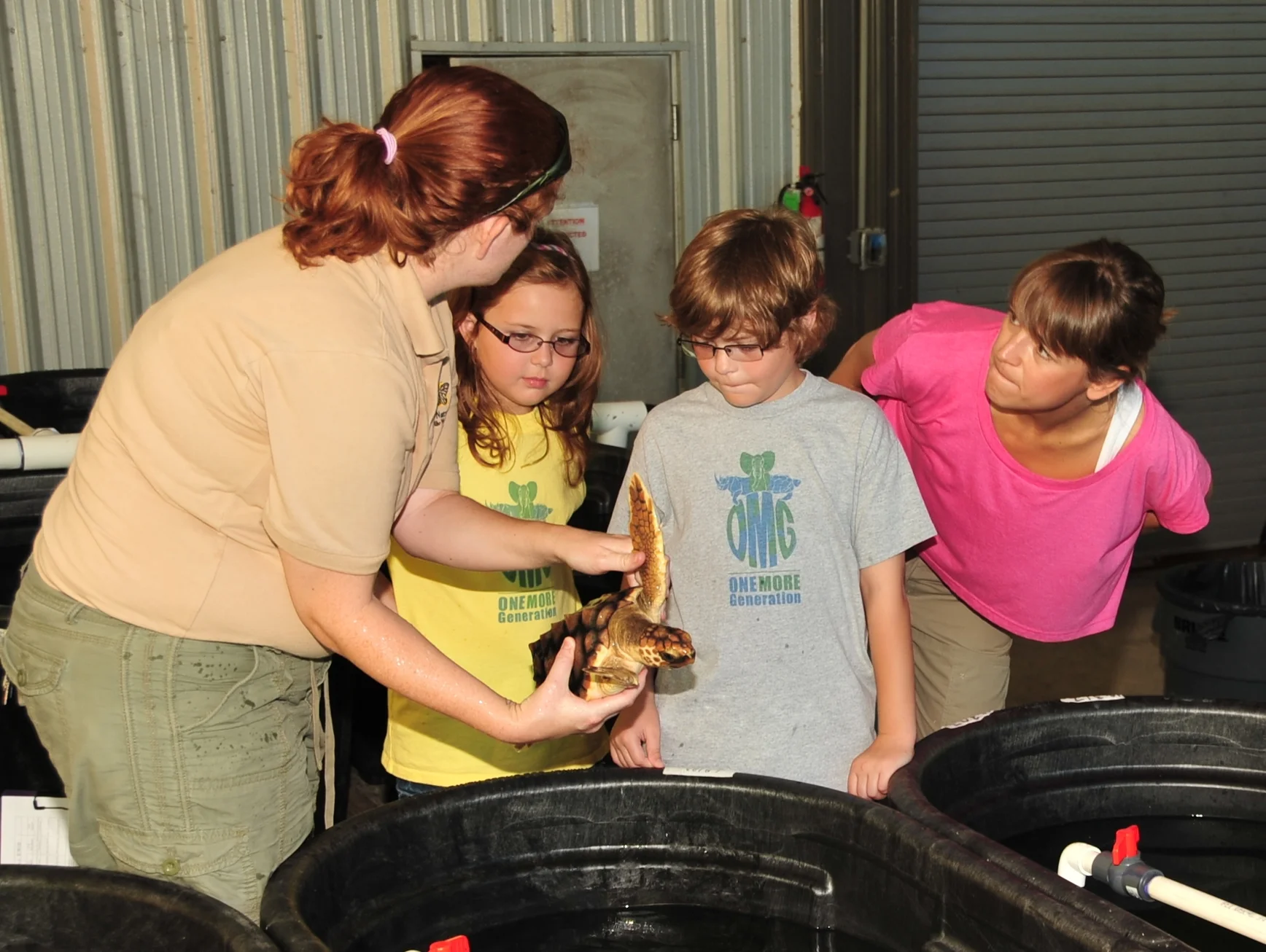 Delivering Animal rescue supplies during the oil spill