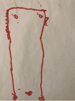 Romchang's drawing of her desire to be alone