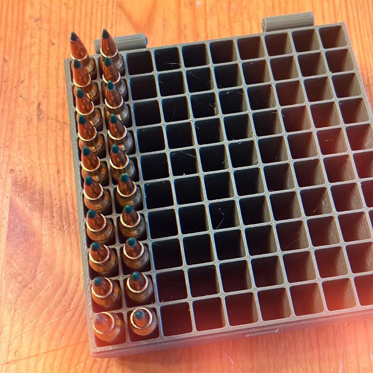 So,
I loaded up 20 rounds.
Factory new Starline brass 
69gr TMK
near exact powder 
Match primer 

Then I measured every one for OAL and neck diameter and uploaded the results to grok to see if my tolerances are in line or not 

Apparently they are no