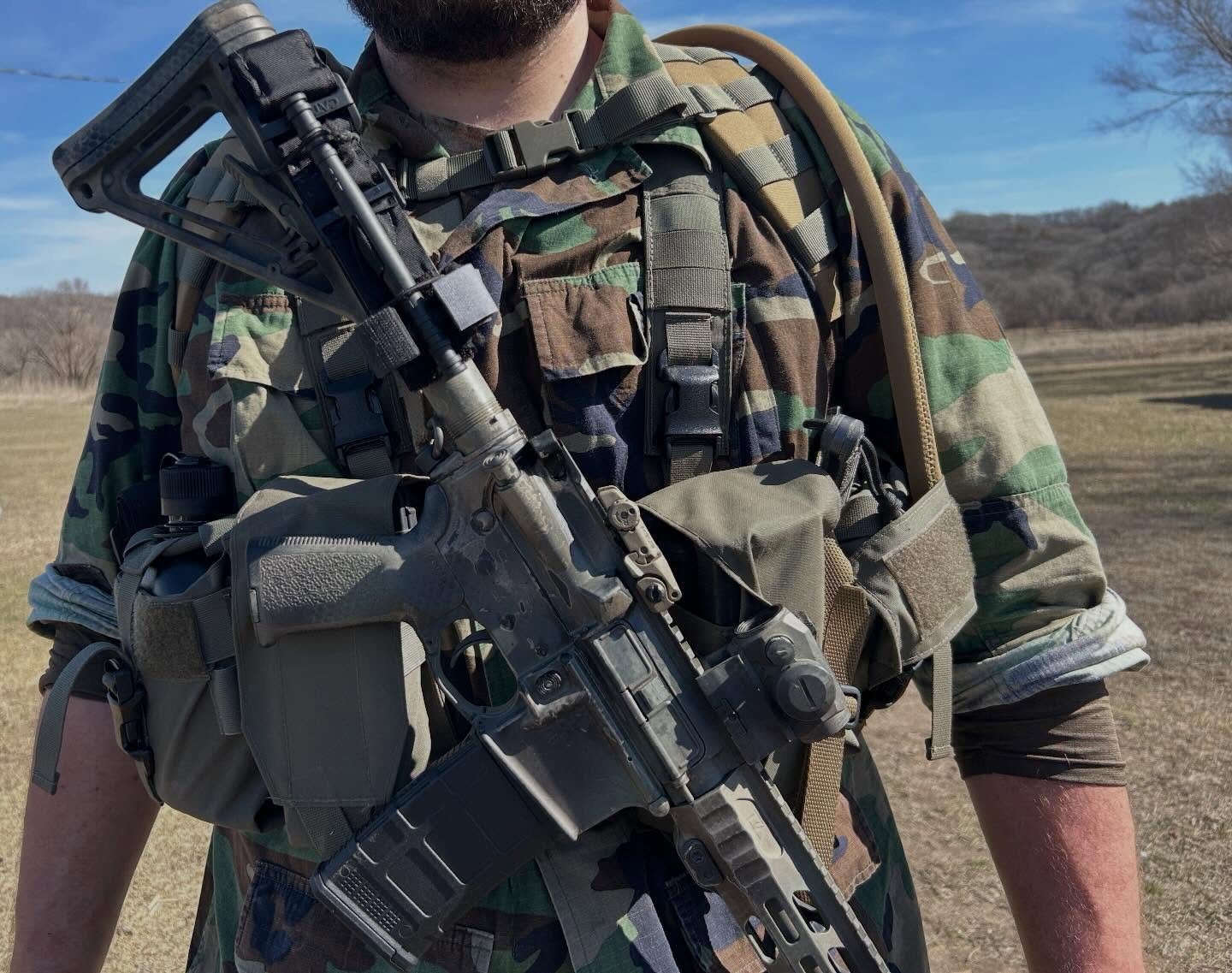 Whittemore - a split 308 chest rig that can hold 6 AR mags.