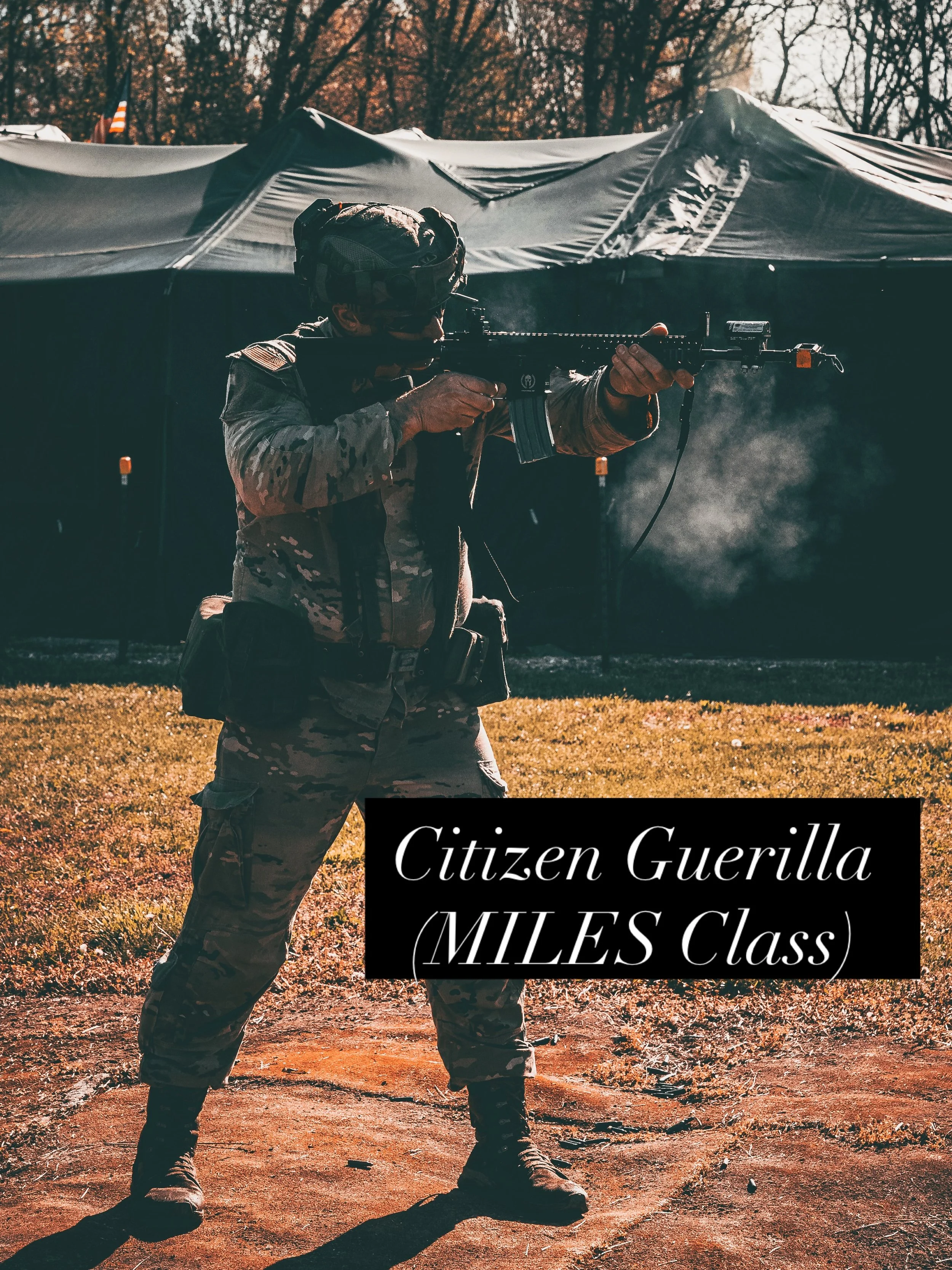 Sign Up On the Citadel Defense Website

Citizen Guerrilla (MILES Course)
$600.00
Class Date: April 23rd to April 25th 2027
Location: Sioux Falls, SD

This is a MILES course that will be taught &ldquo;in the field&rdquo;. The class will step off Frida