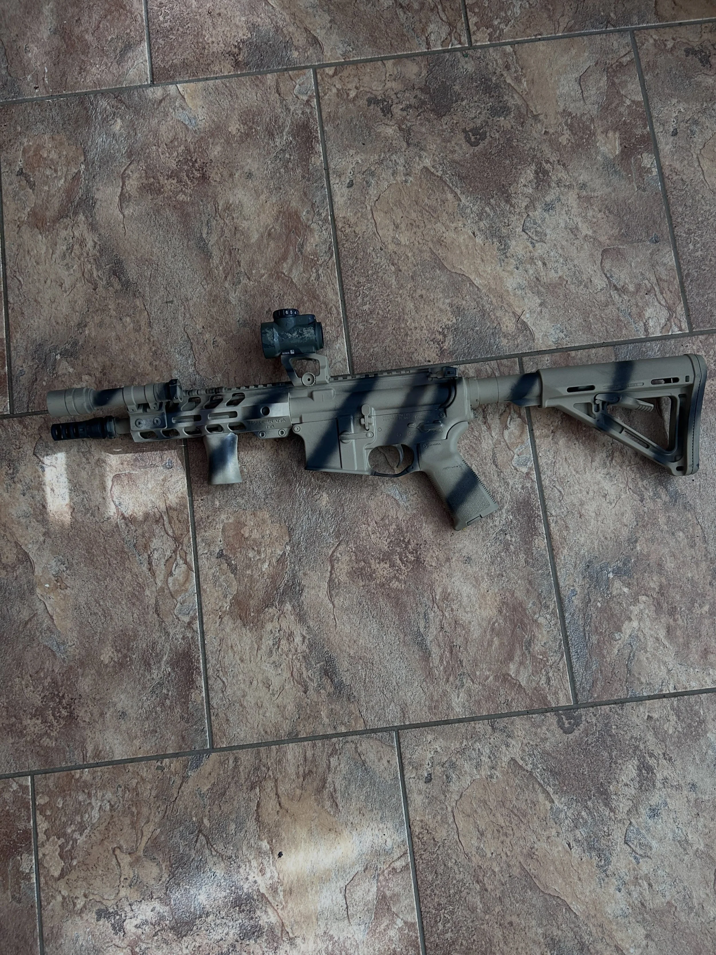 Painted the 300blk to look unlike any of my other guns as to not get confused