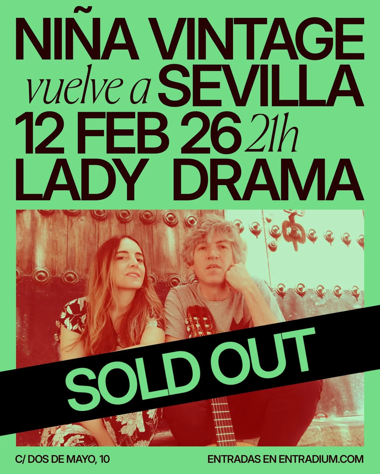 Hace unos d&iacute;as se agotaron las entradas para nuestro concierto de Sevilla!! Nos hace much&iacute;sima ilusi&oacute;n que teng&aacute;is tantas ganas como nosotros de este reencuentro. Sabemos que hay gente que se ha quedado sin, as&iacute; que