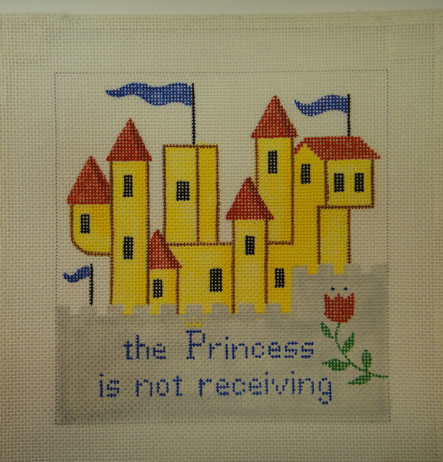 S23B Castle Door Hanging, Princess, 18 mesh (6x6)