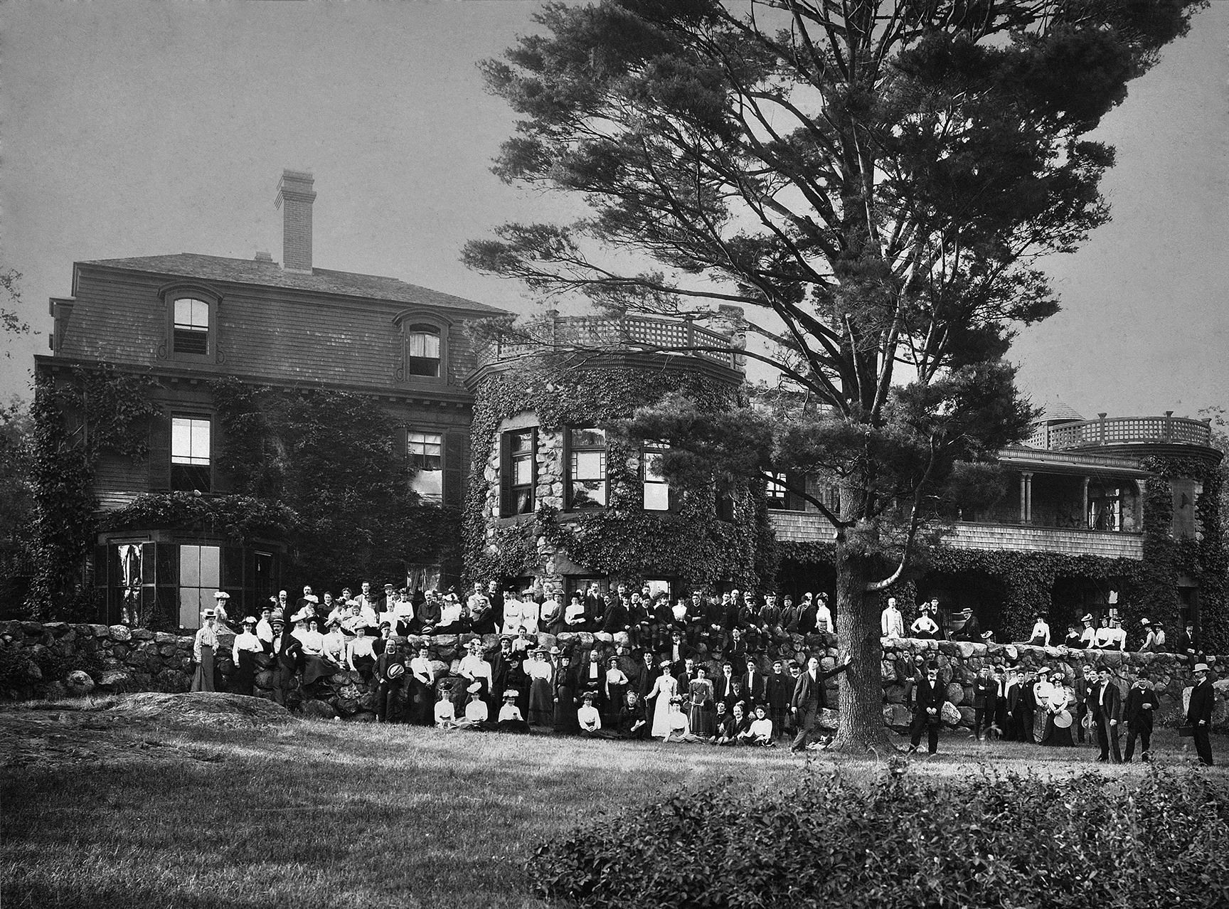 Workingmen and Their Families at Stonehurst, ca. 1890