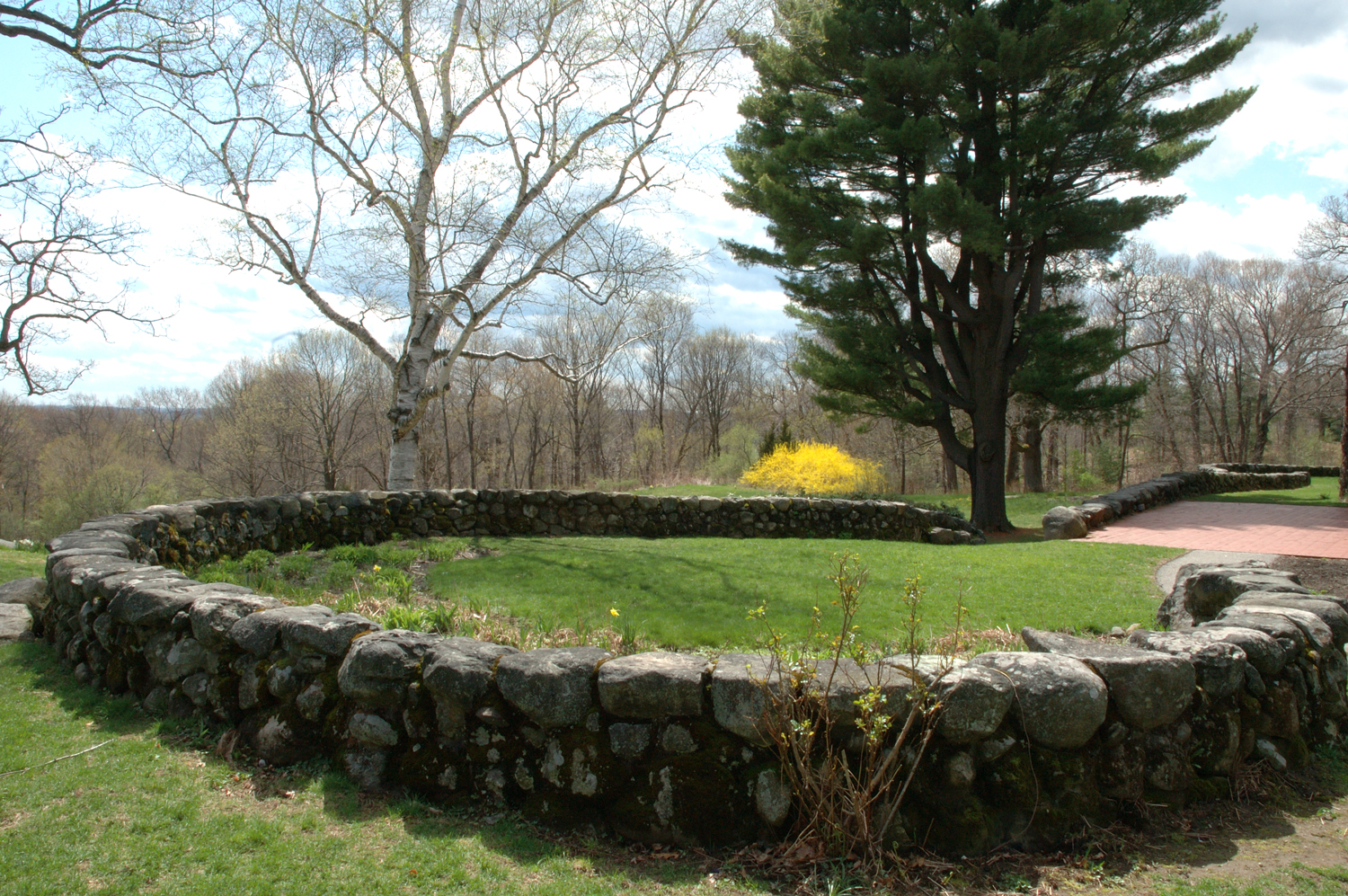 Stone walls of Terrace