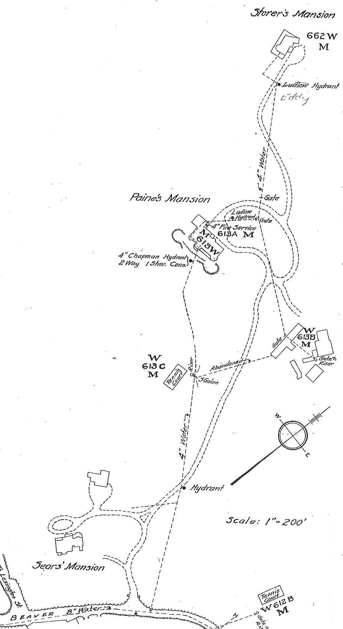 Structures Lost and Found along Robert Treat Paine Drive 