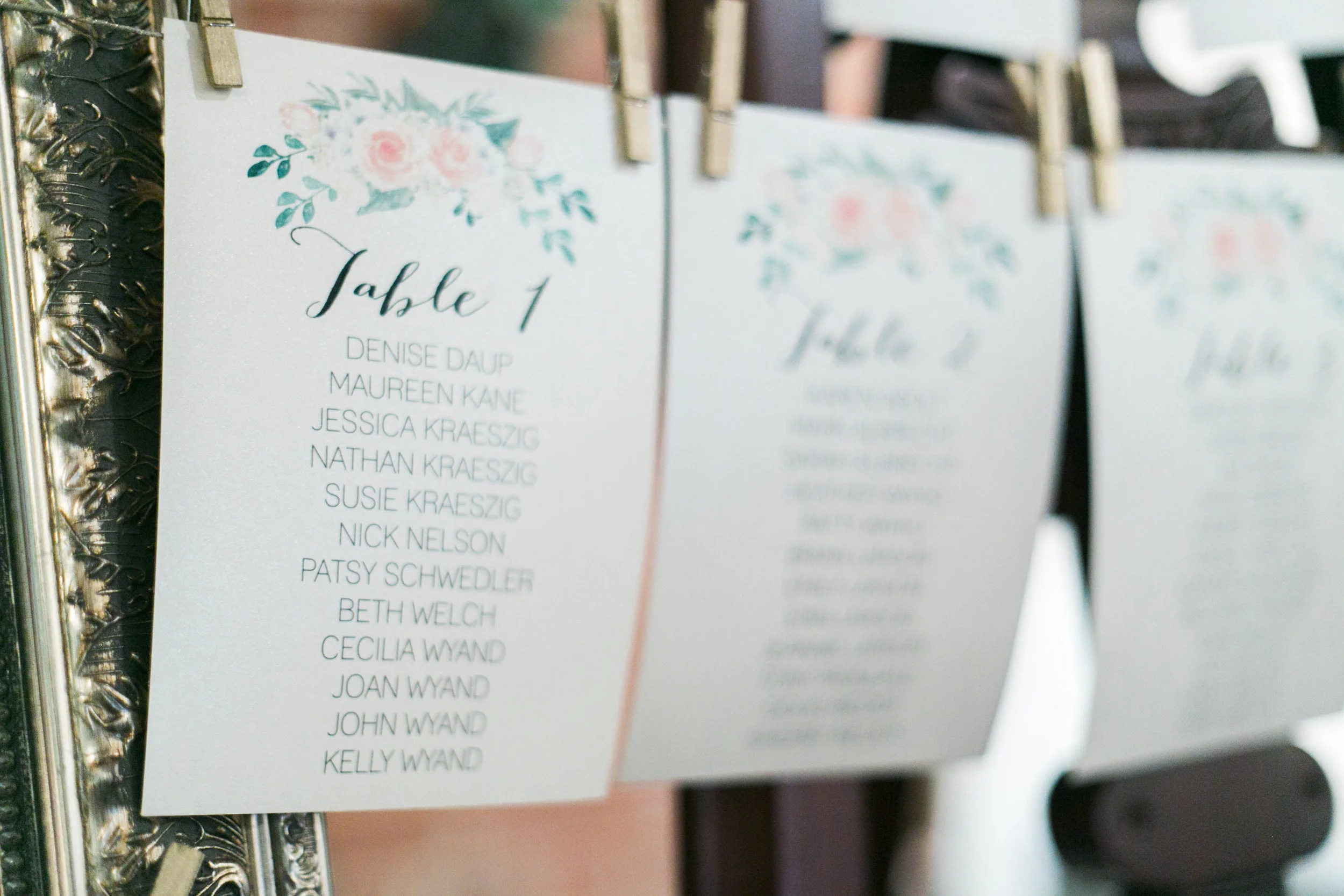 find your seat, table seating chart