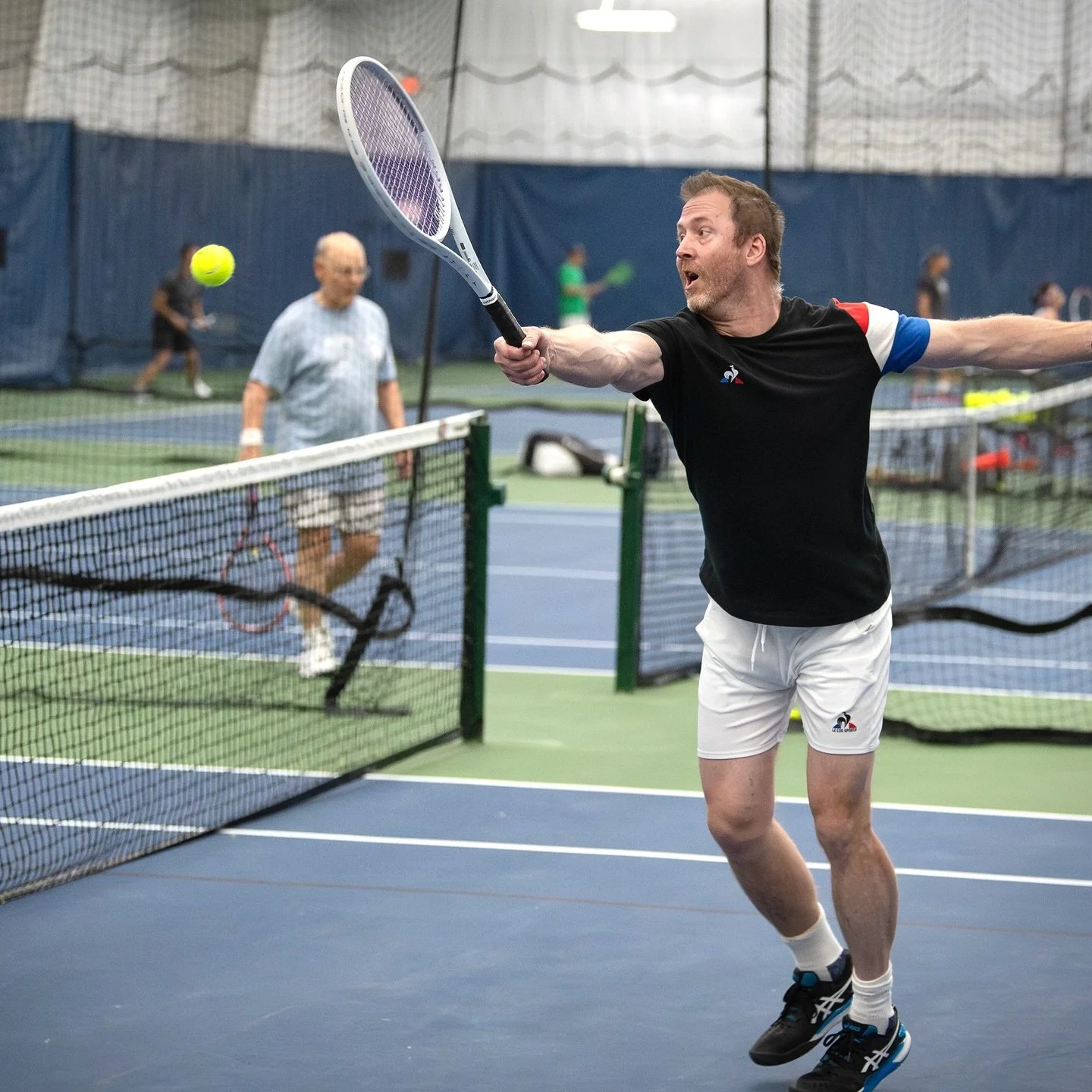 πΆ Music, movement, and nonstop tennis!
Cardio Tennis is back at Trumbull—where strategy meets speed and every drill gets your heart rate up. Bring your energy and leave with a sweat (and a smile).
π Call 203-374-8622 to sign up today.
#Tru