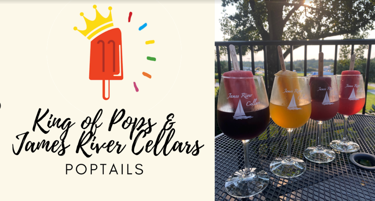Poptails with King of Pops — James River Cellars Winery
