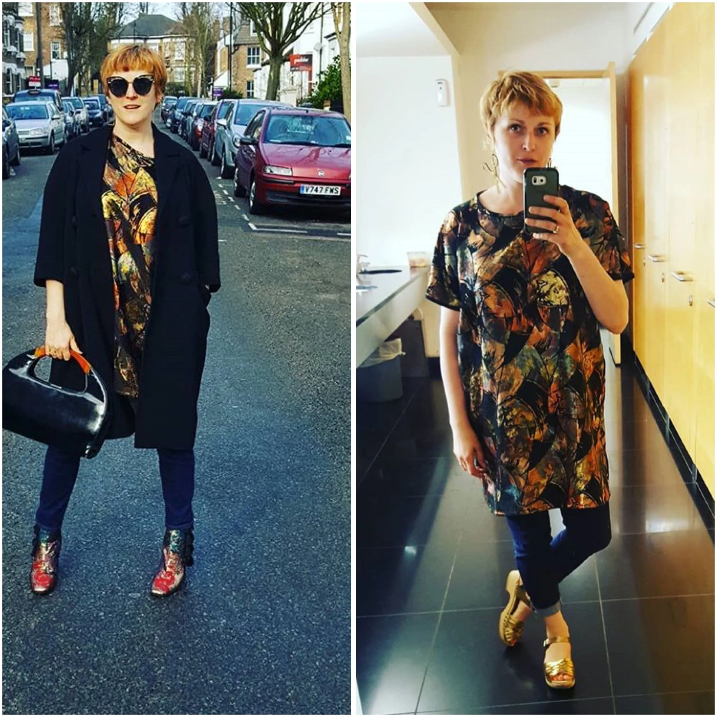 The fabulous Lady Boo aka @bootoagoose in her Ritzy Shift Dress
