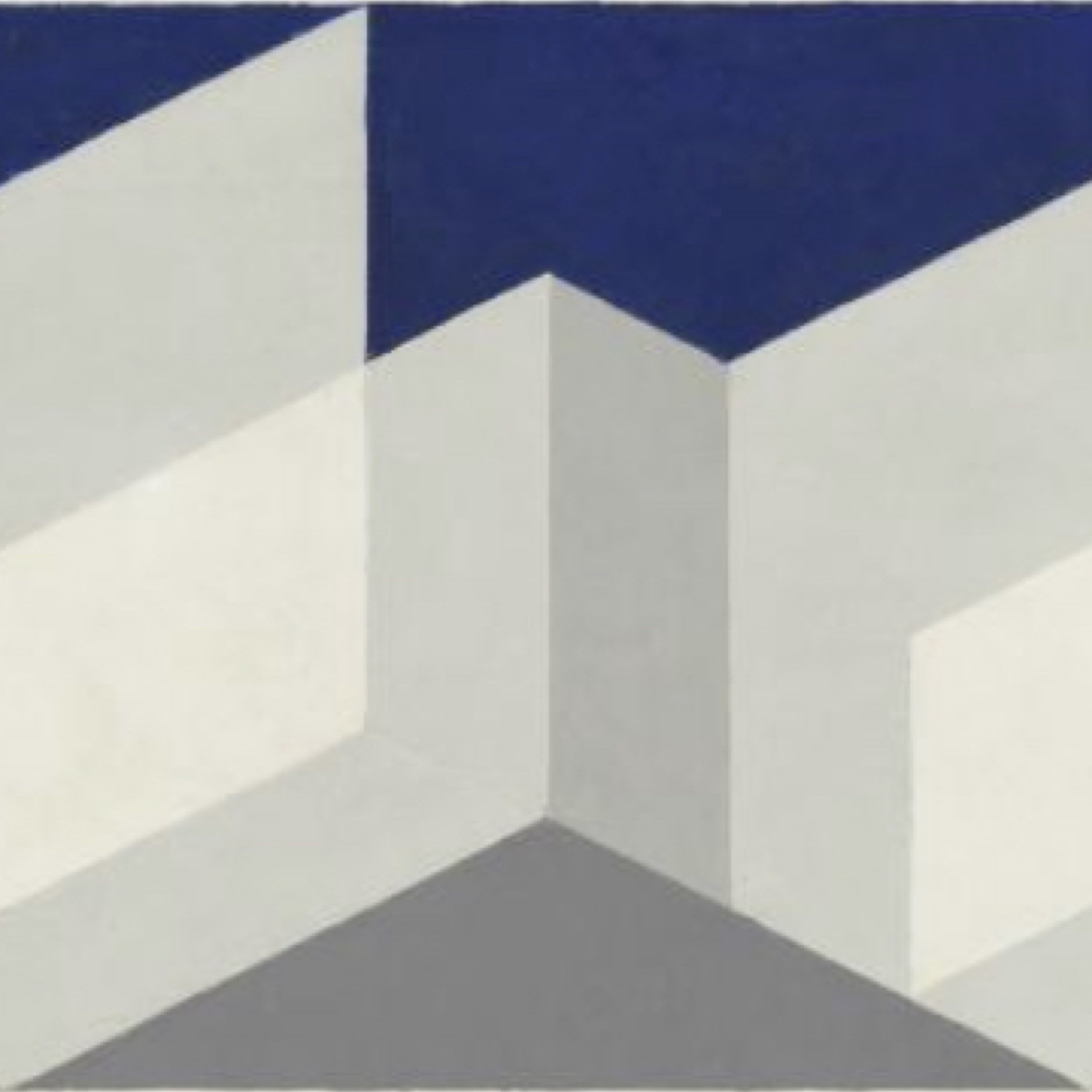 Repetition in Blue by Josef Albers