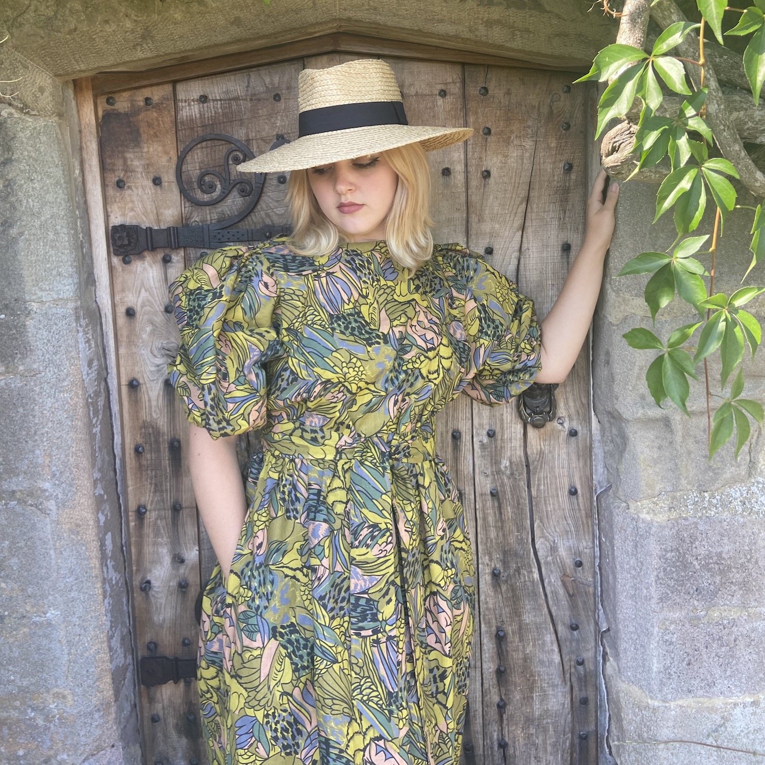 Puff Sleeve Frock in Bloomsbury