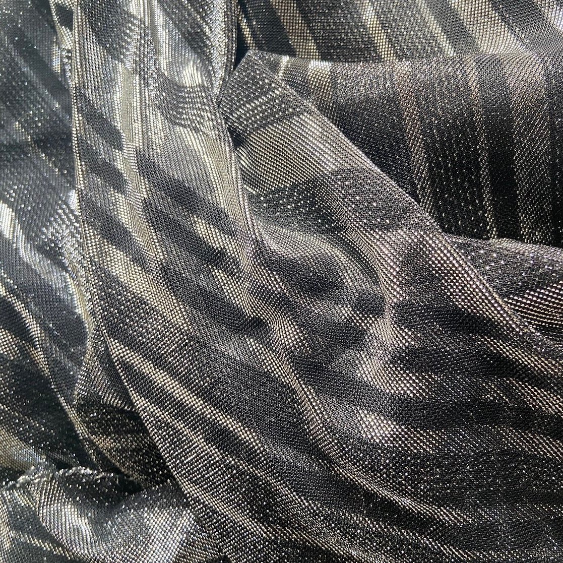 SILVER STRIPED LUREX