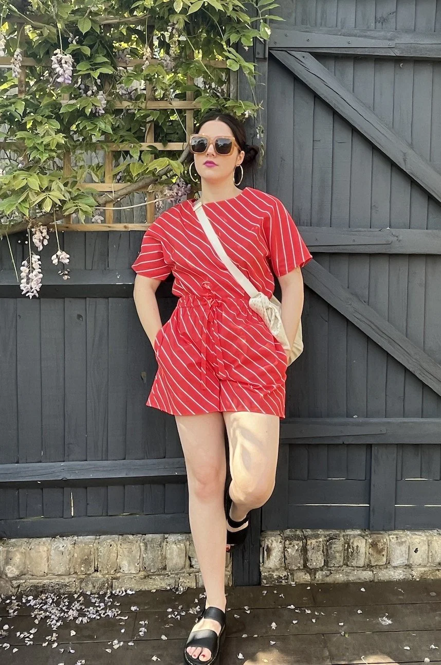 handmade 80s fabric shorts