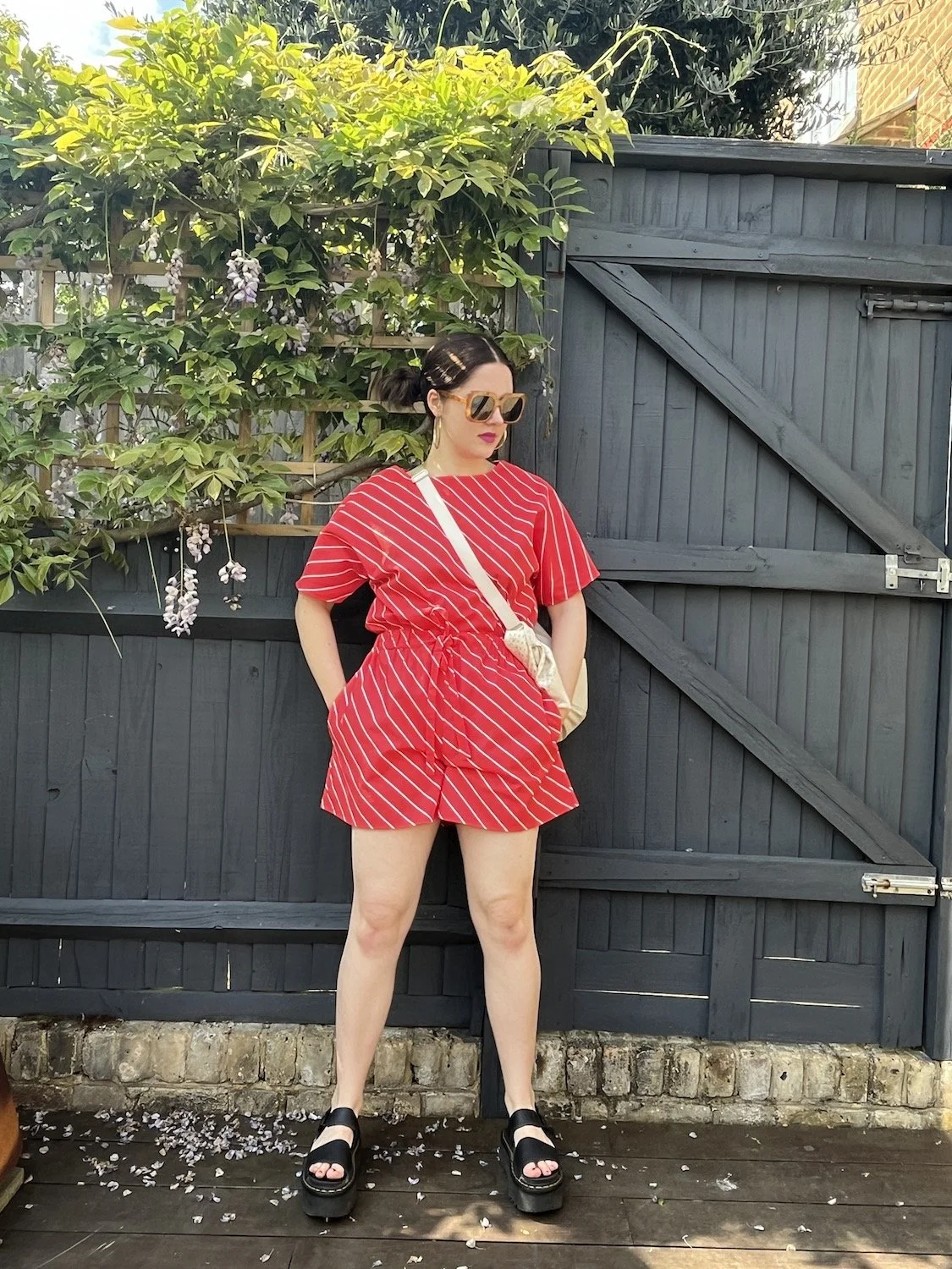 handmade 80s fabric shorts