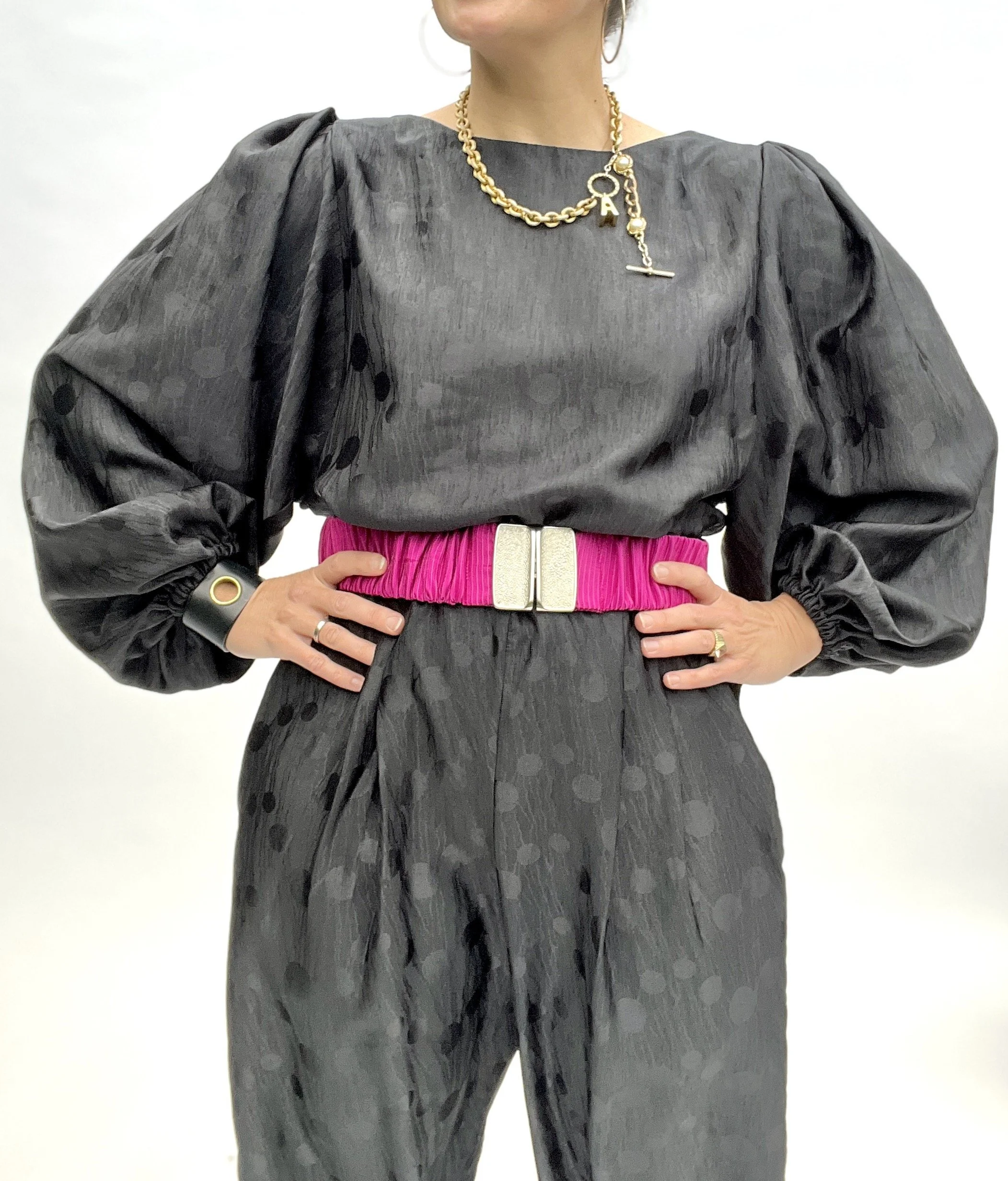 dressy black trouser co-ord