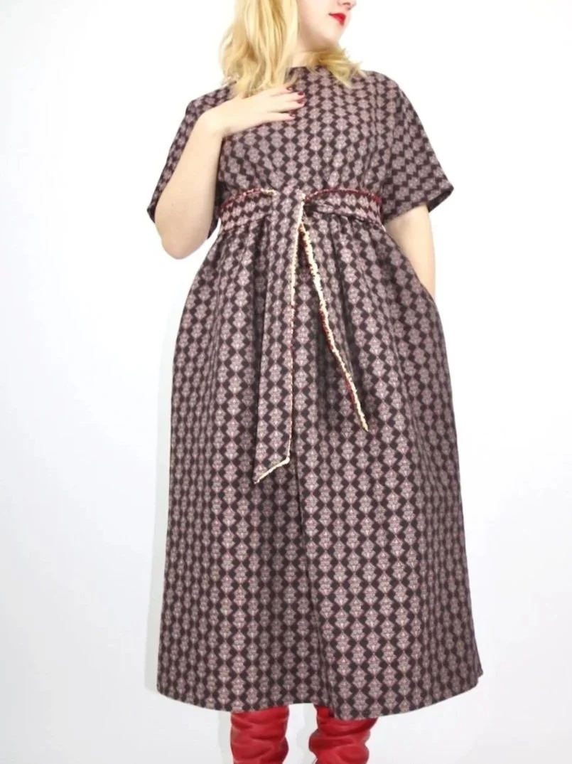 LANTERNS one of a kind handmade dress