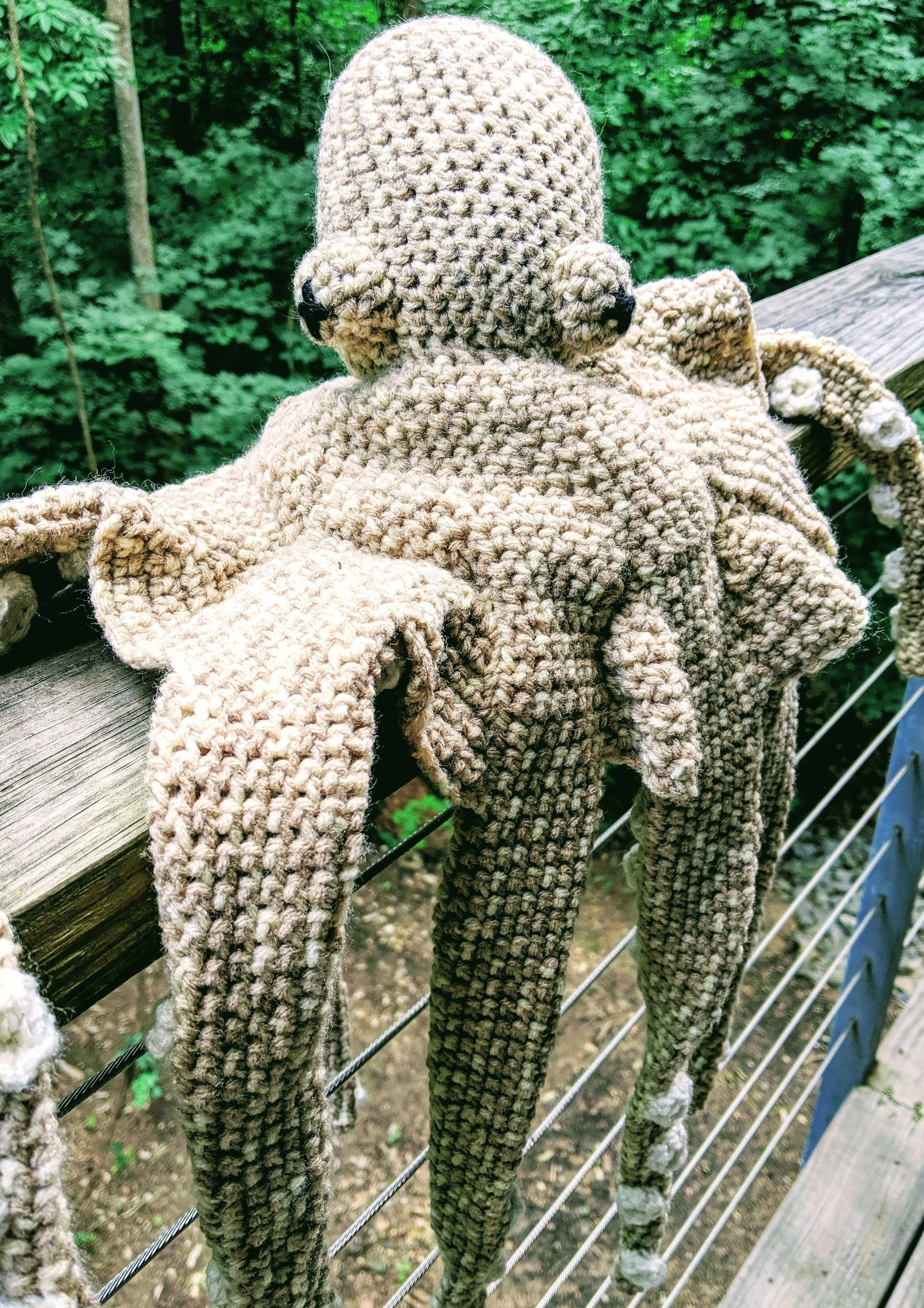 Crochet Octopus; acrylic