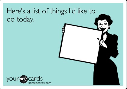 This is my to-do list every cabin weekend.