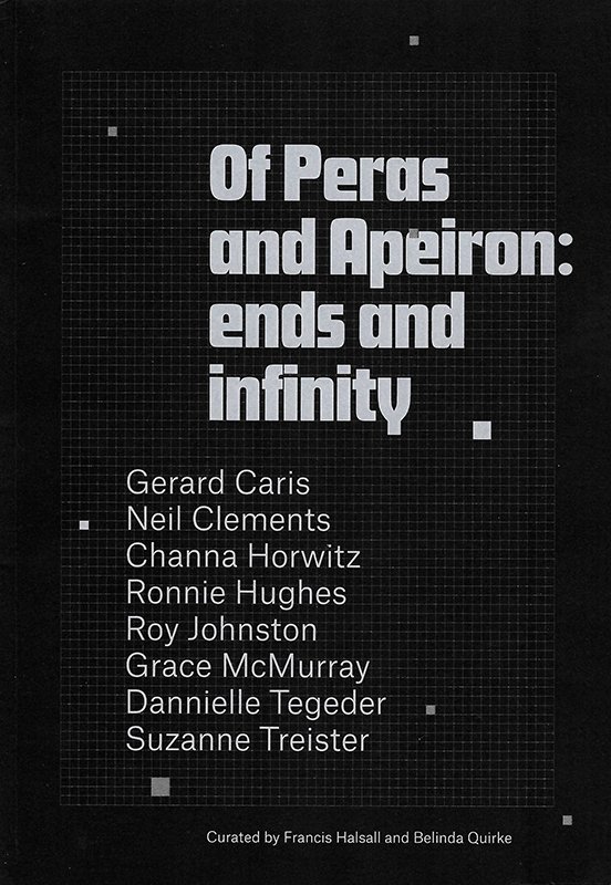 Of Peras and Apeiron: ends and infinity