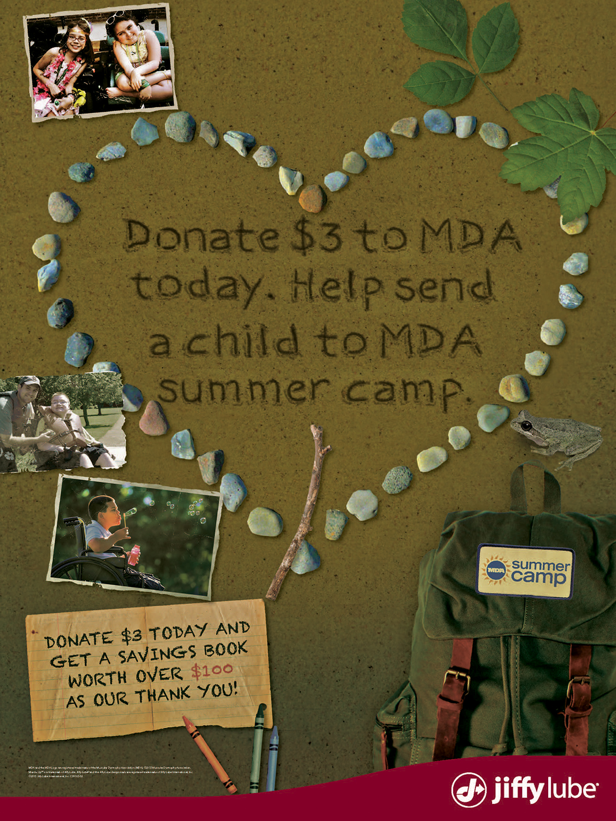 JIFFY LUBE MDA CAMPAIGN