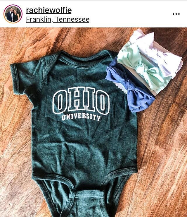 Congrats and can&rsquo;t wait to meet your little Bobkitten @rachiewolfie  and @alex_wolfram12 @ohioalumni @rufusthebobcat #bobcatsintn