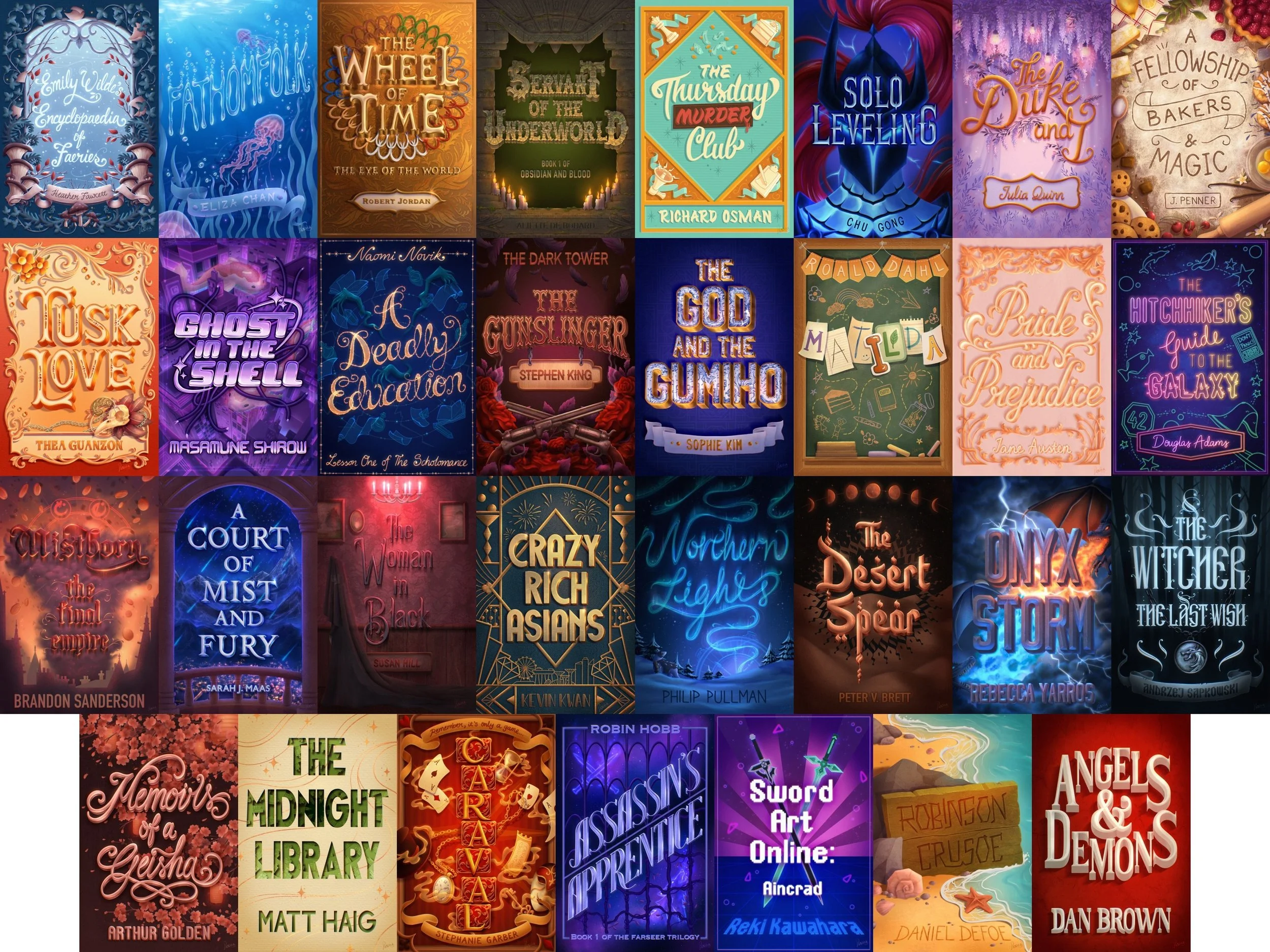 How an Art Challenge Became 31 Book Covers