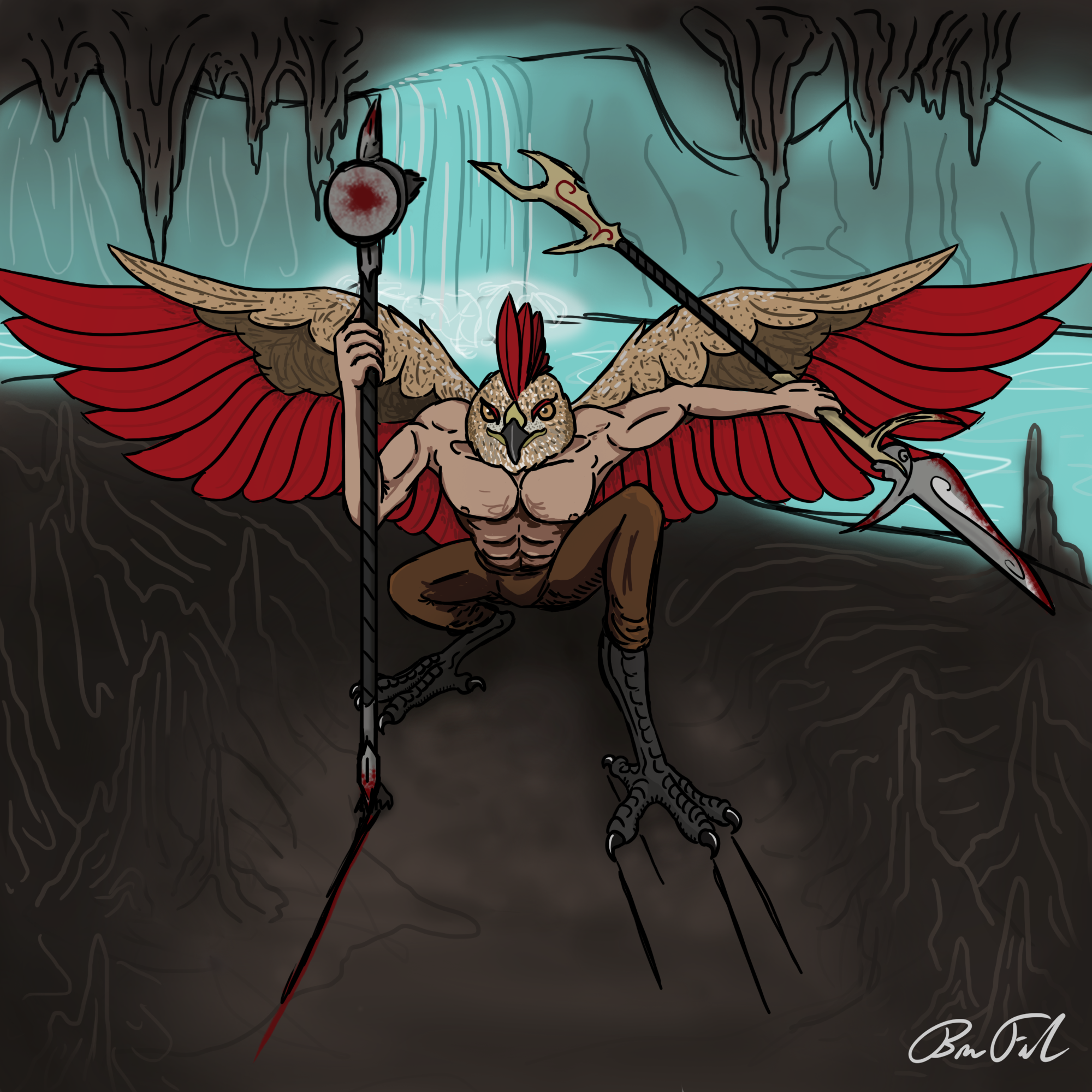 Corvus in the Scar Caverns