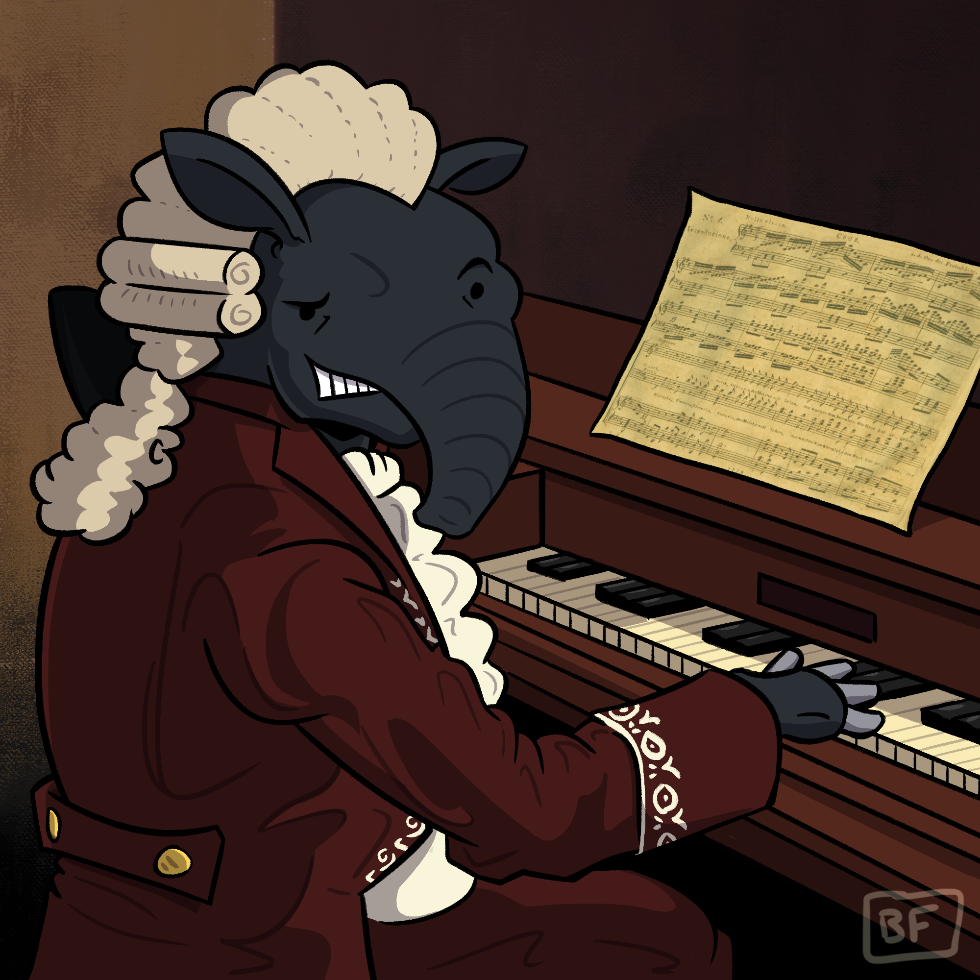Day 23. Pianist Who Has Been Turned Into a Tapir