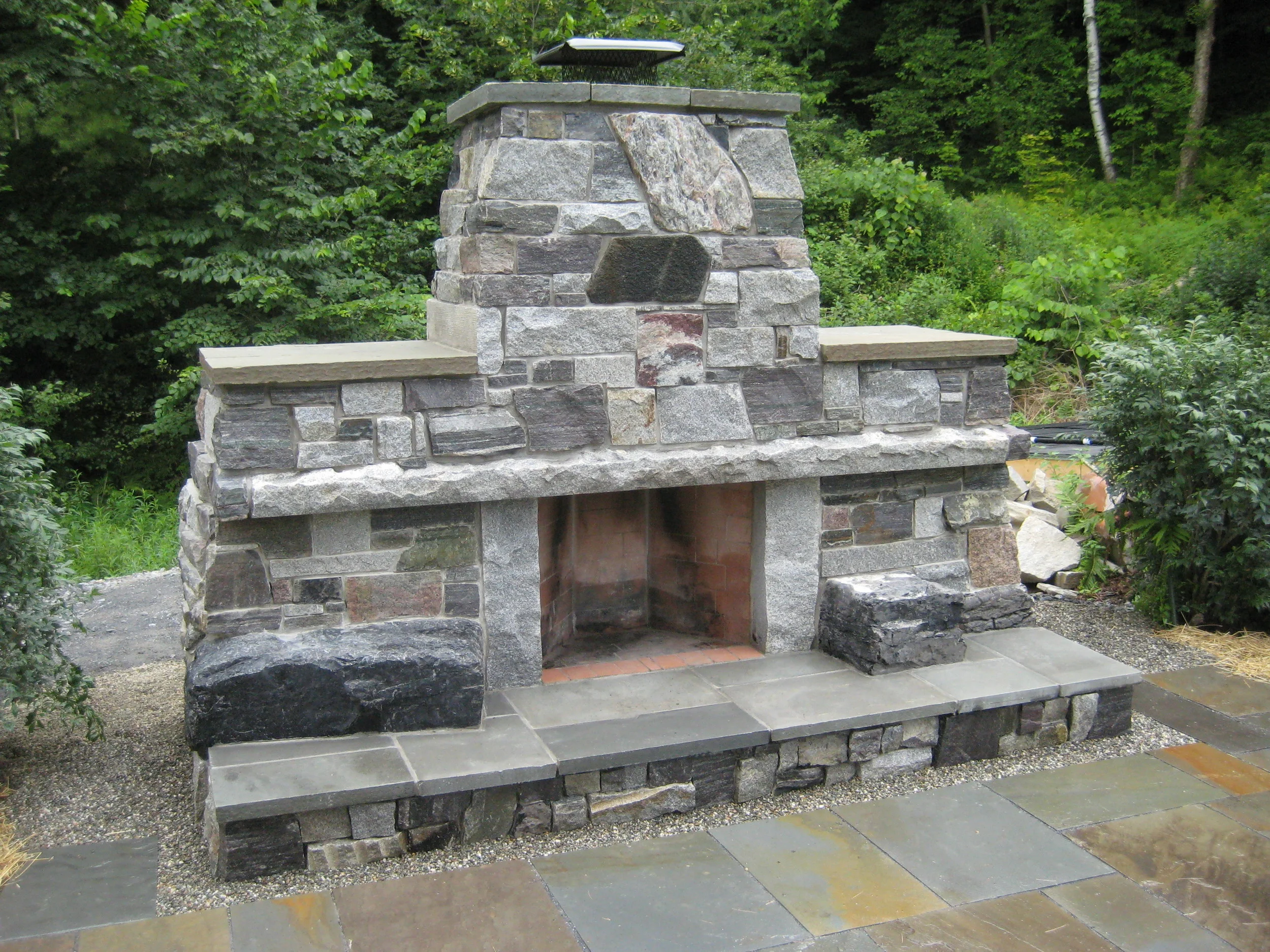 Outdoor Rumford Fireplace