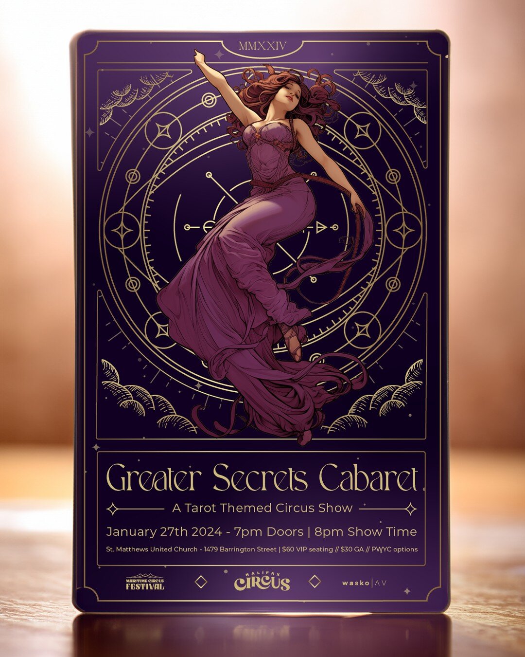 ✨✨Tickets are now LIVE for Greater Secrets Cabaret; A Tarot Inspired Contemporary Circus Show✨✨
👆Ticket Link in bio 👆

AGAIN! We're trying it again, but this time outside of Hurricane Season 👍

In the beauty of the 250-year-old St. Matthew&rsquo;s