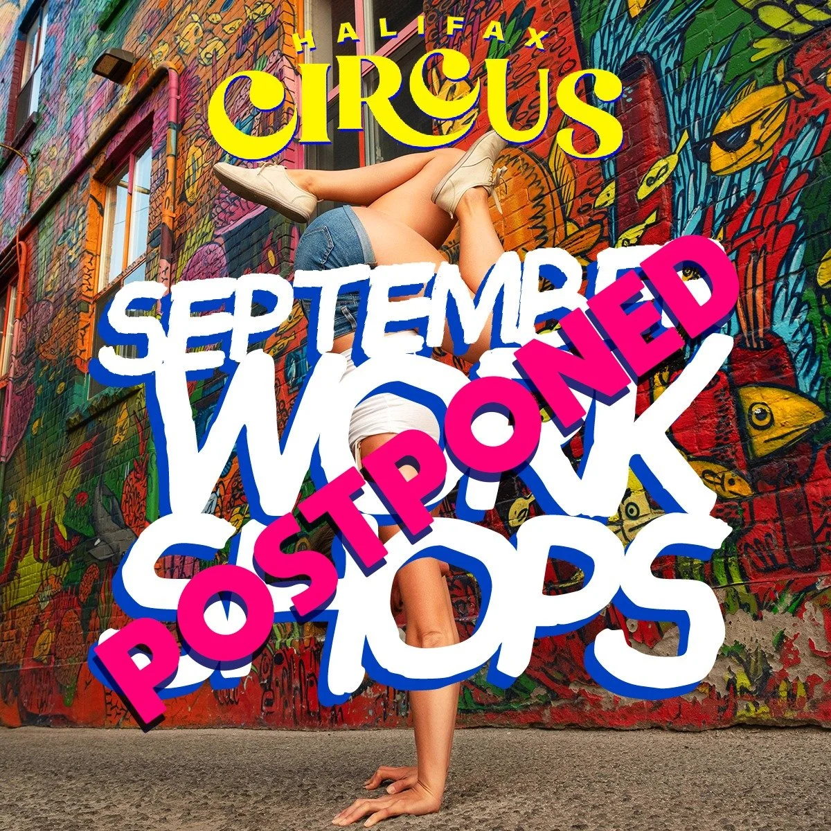 Our upcoming Handstand and AcroYoga workshops on Sept 27 and 28 have unfortunately been postponed to a later date.

We will announce new dates for these and other workshops soon. Stay tuned!