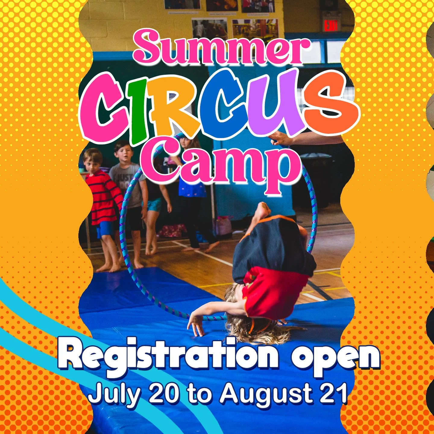 Summer Camp registration is open at Halifax Circus!

These full day youth camps are perfect for the active and creative camper who wants to learn more about circus. Aerials, acrobatics, juggling, tightwire and more &ndash; we will spend the week lear