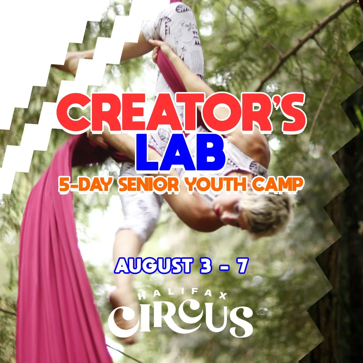 Creator's Lab is a 5-day intensive camp offered to senior youth. Halifax Circus is proud to offer this opportunity to young artists, 13+ years.

Artists from BC's @deercrossingtheartfarm  will guide a team of youth through the various steps of the co