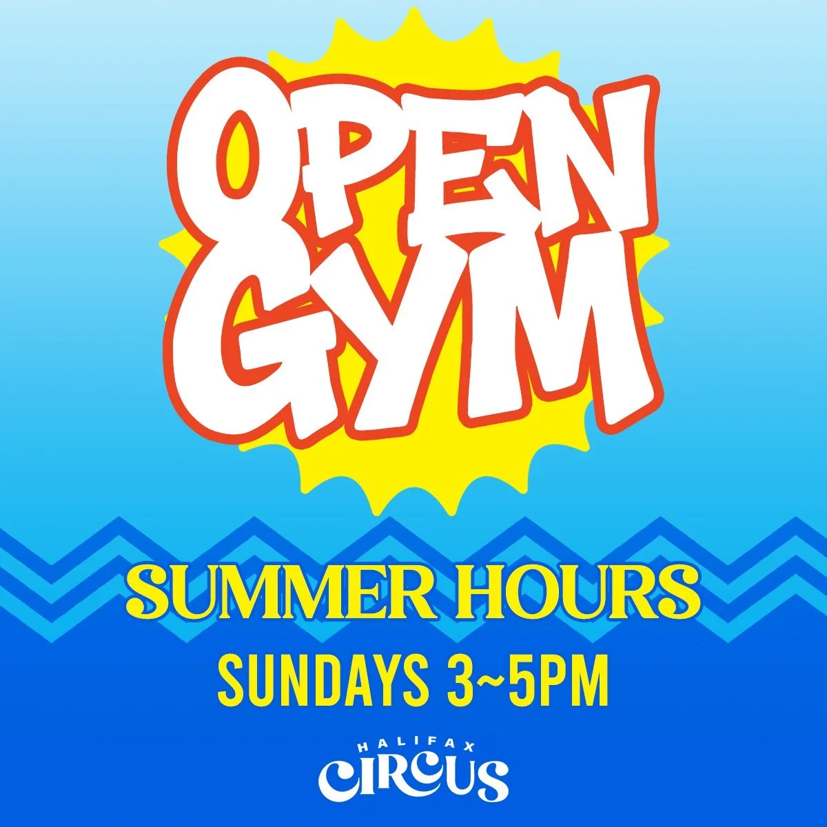 We're happy to announce that Open Gym hours will continue throughout the summer on Sundays, 3-5pm! You may have noticed it was missing from our initial schedule, but we worked it out - students and visitors alike are welcome to come train with us dur