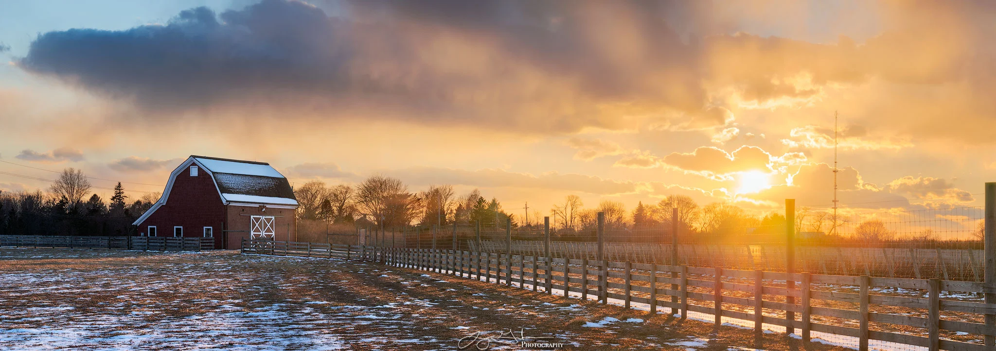 Winter's Goodbye - Macari Barn