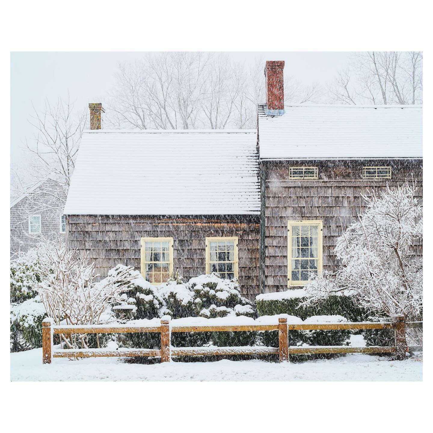 Capturing scenes from yesterday's snowfall. I'm unsure of the total accumulation, but it seemed less than forecasted. Nevertheless, it's incredible how a few inches of snow can transform a place, creating new compositions from scenes I don't typicall