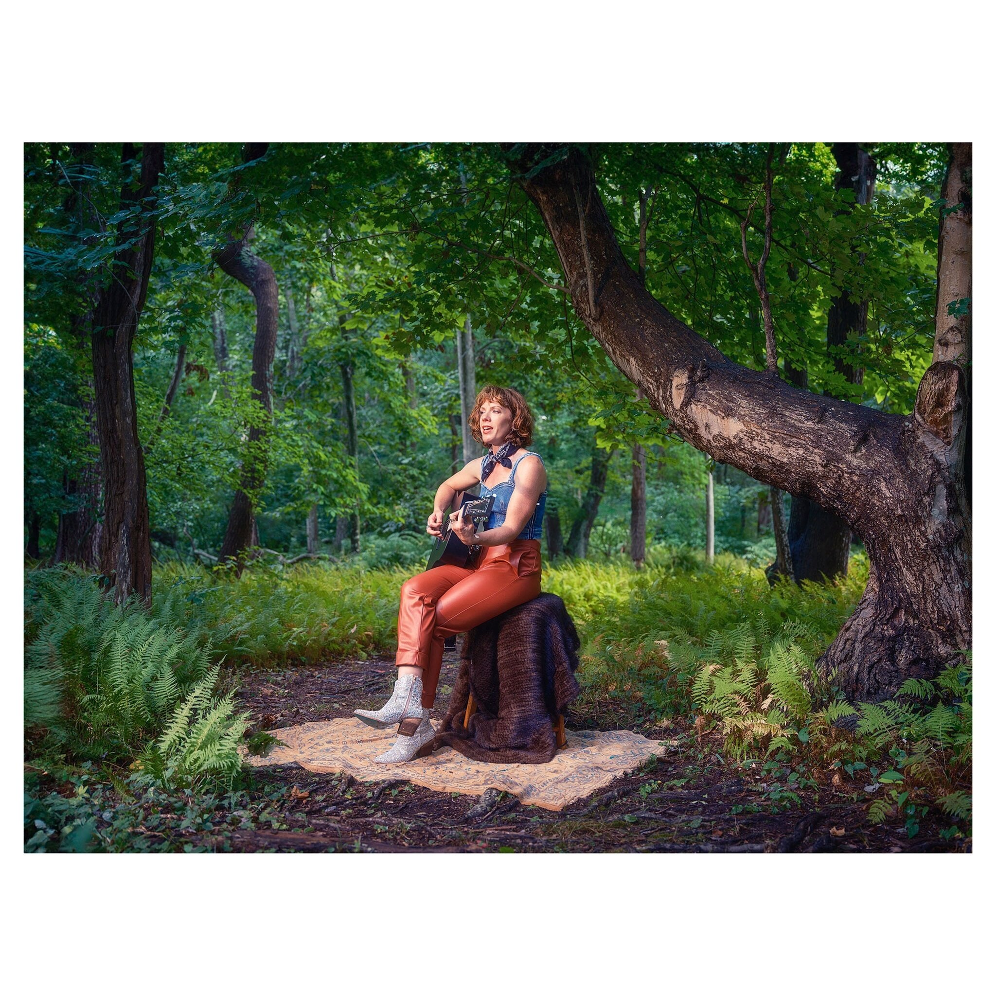 @juliakingmusic - September 2022

A few years ago we had decided to haul a bunch of gear and props into the woods to shoot a music video. We had scouted the perfect little spot next to an old maple tree. With the help of an electric generator we were