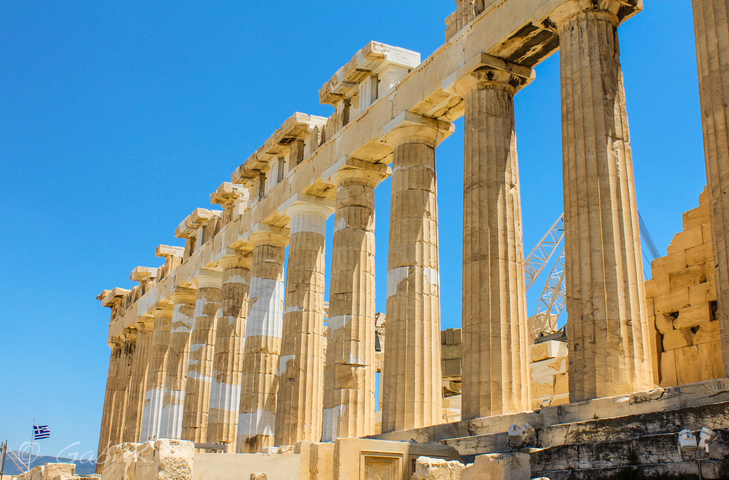 The Parthenon, temple dedicated to the goddess Athena