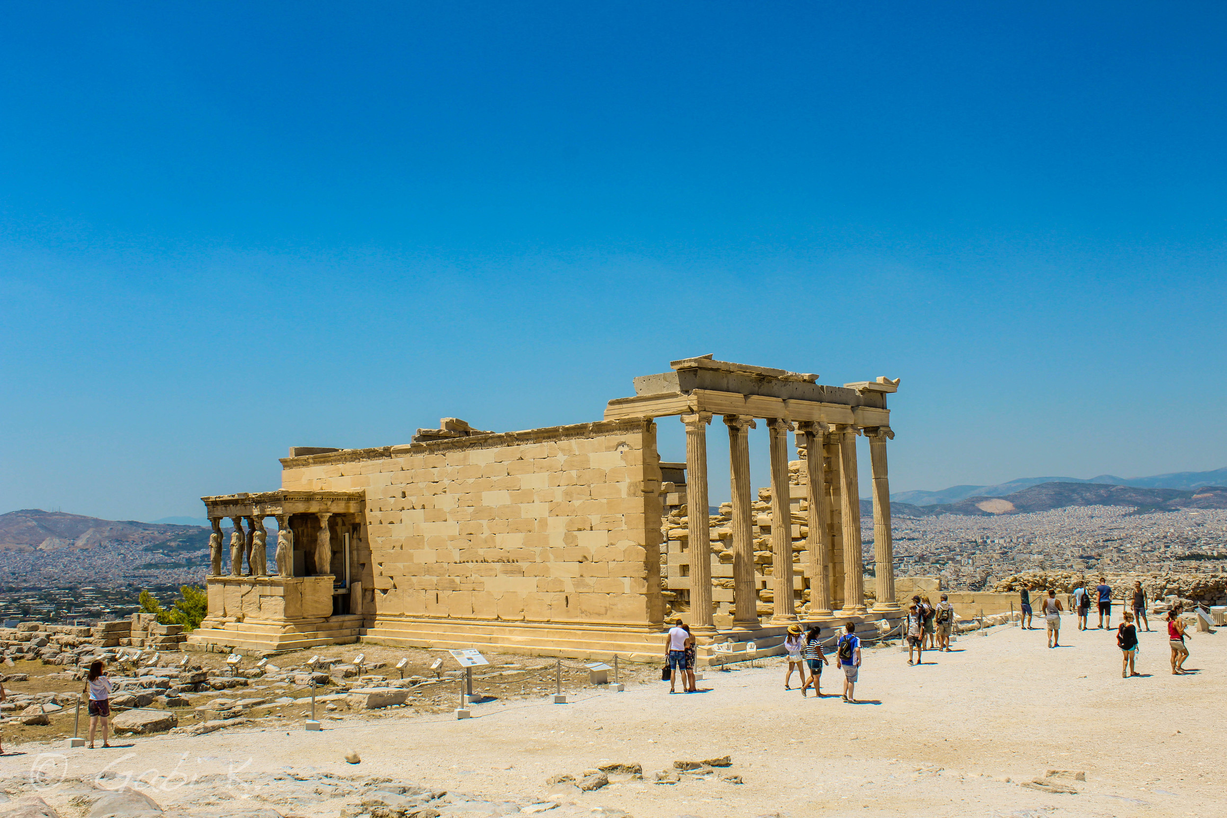 Erechtheum - a temple dedicated to both Athena and Poseidon