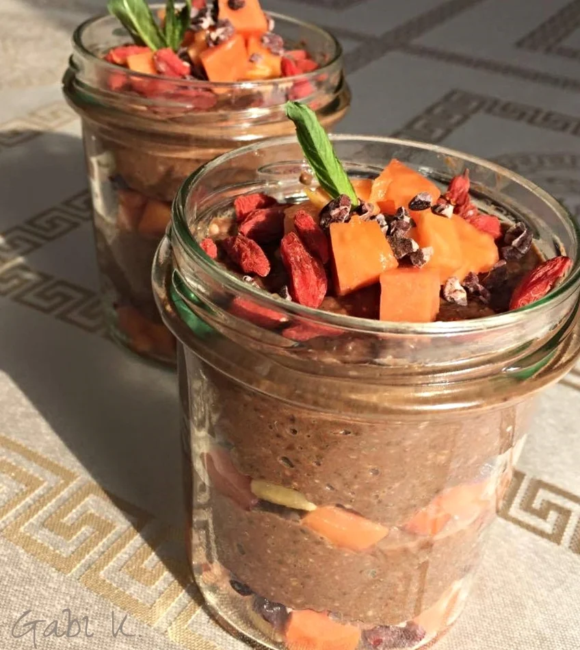 РЕЦЕПТА: Шоколадов Чиа Пудинг с Папая