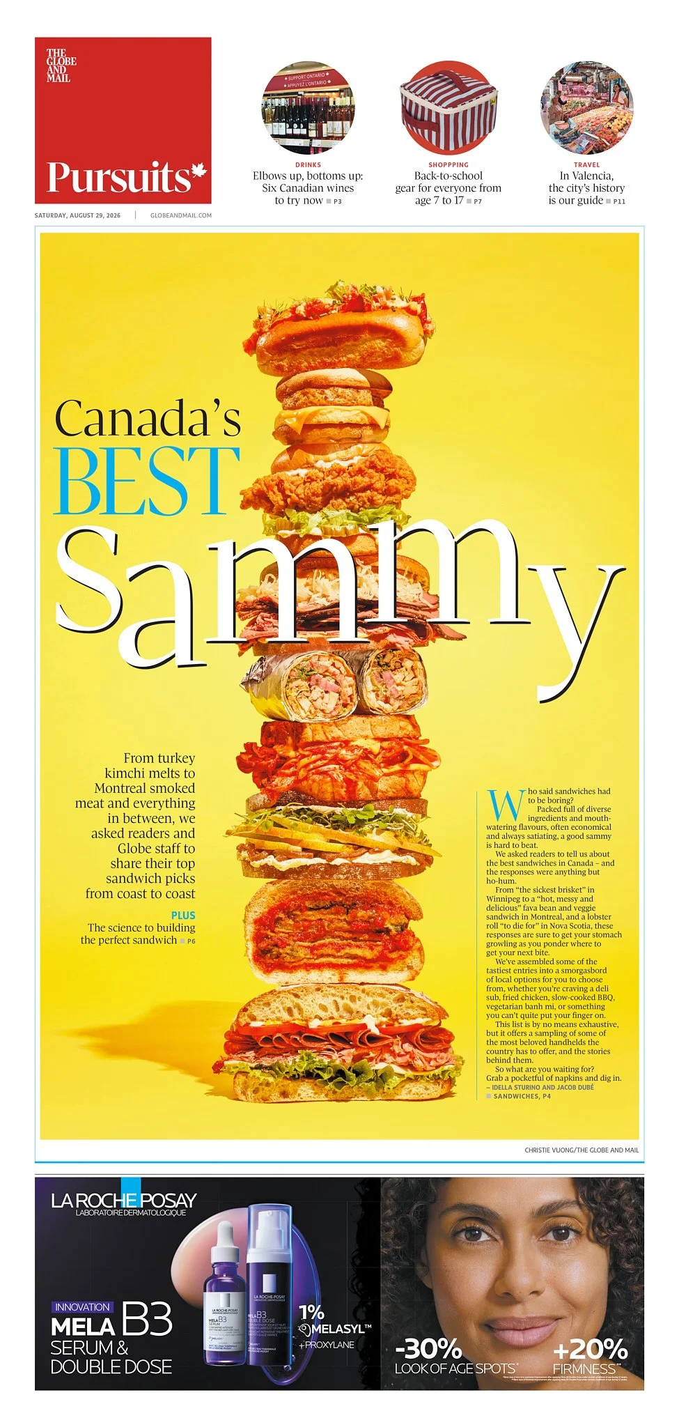Canada’s Best Sammy for The Globe and Mail | Food Photography