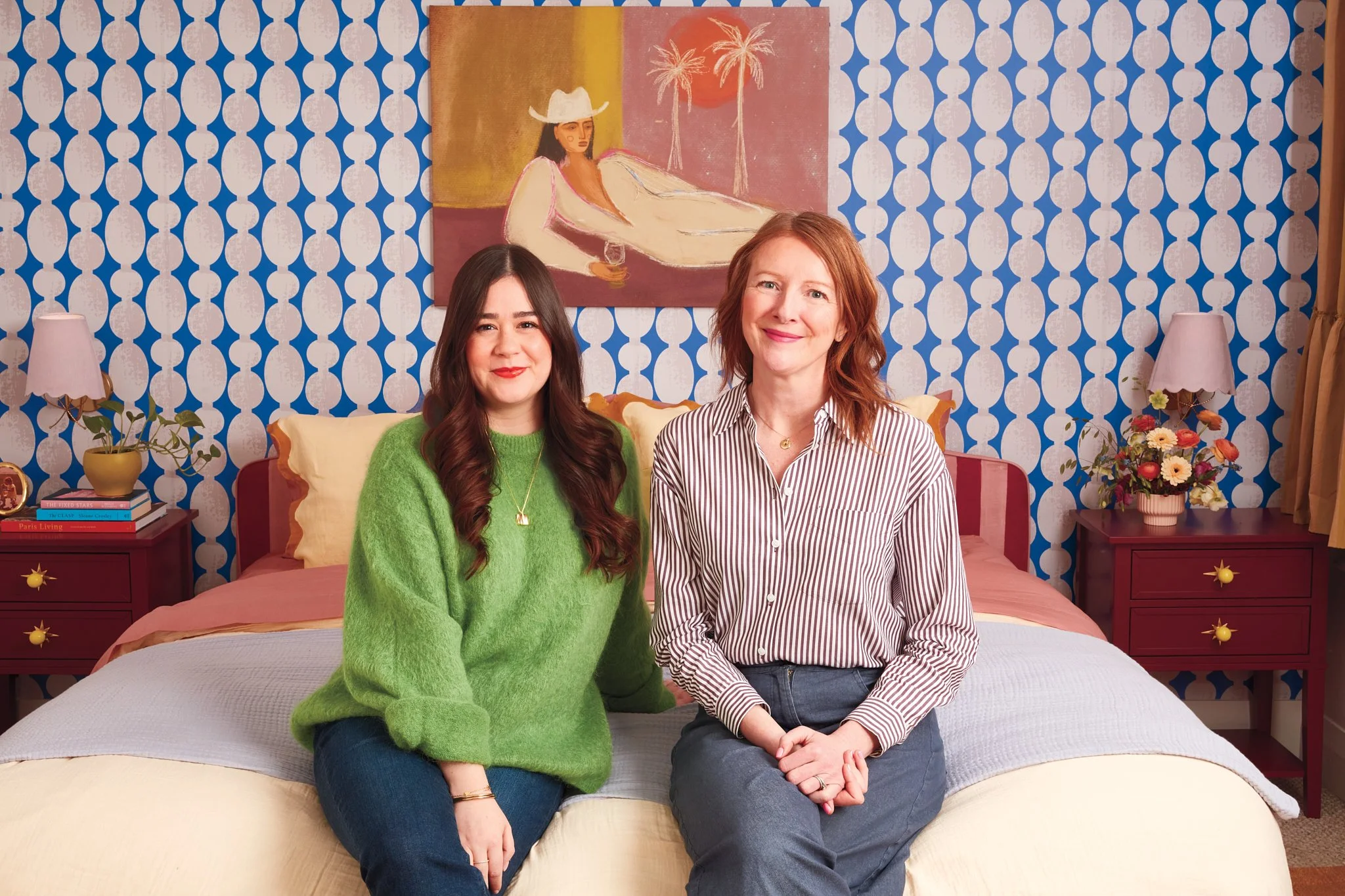 chatelaine spring 2026 featuring guest editor alexandra gater home decor expert and editor-in-chief Maureen Halushak photographed by toronto portrait photographer christie vuong