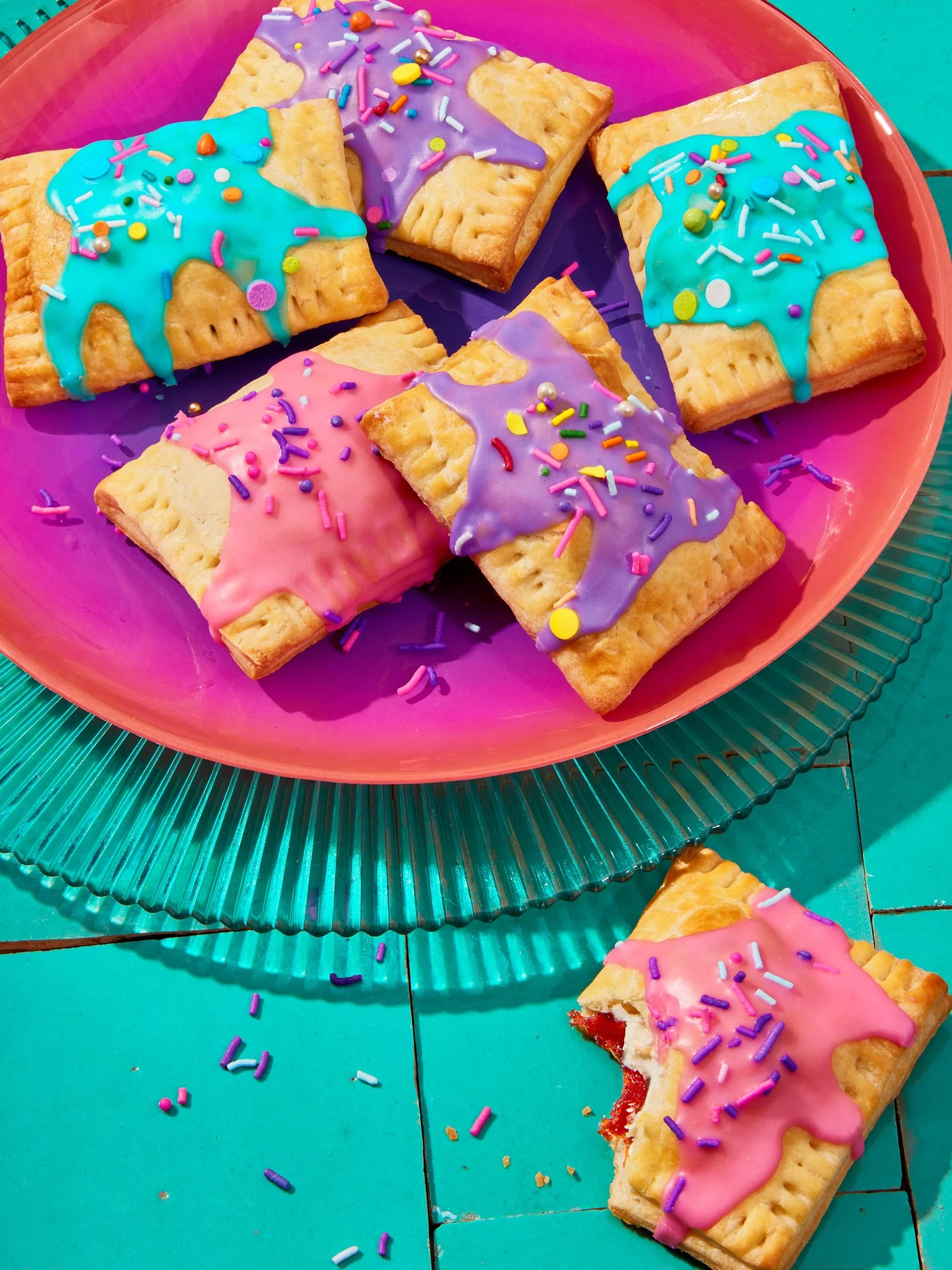 Guava and cream cheese hand pies pop tarts food photography for The Globe and Mail of churros waffle inspired by professional baker Amy Rosen's trip to Mexico City by Toronto food photographer Christie Vuong