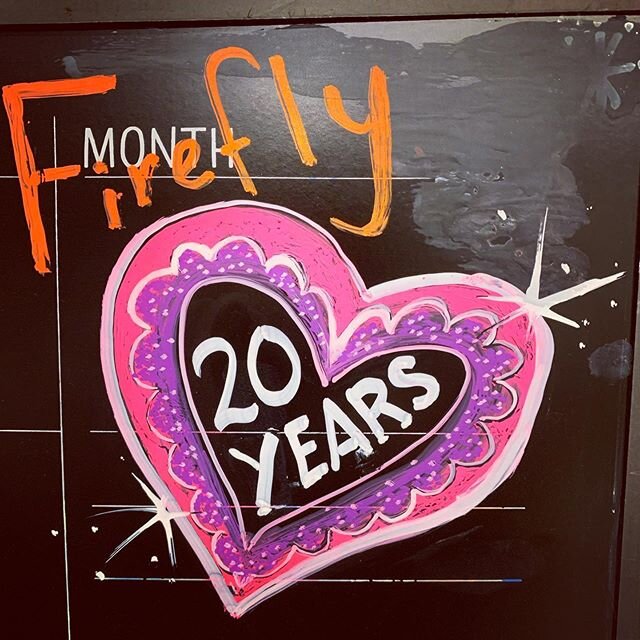 Firefly turns 20 years old on Valentine&rsquo;s Day! So many traditions and celebrations! Thank you to all of our amazing customers that made this our happy place ❤️ let us know what is your Favorite thing about Firefly tag 20 people and receive a $2