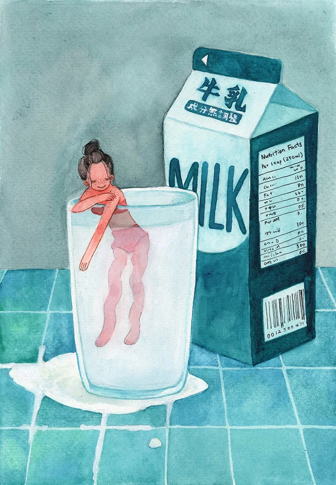 illustration for Ricepaper magazine