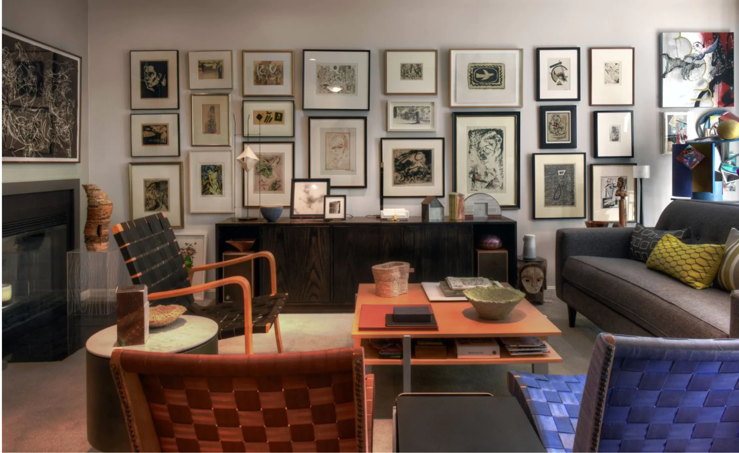 Enhancing the value of a house with art