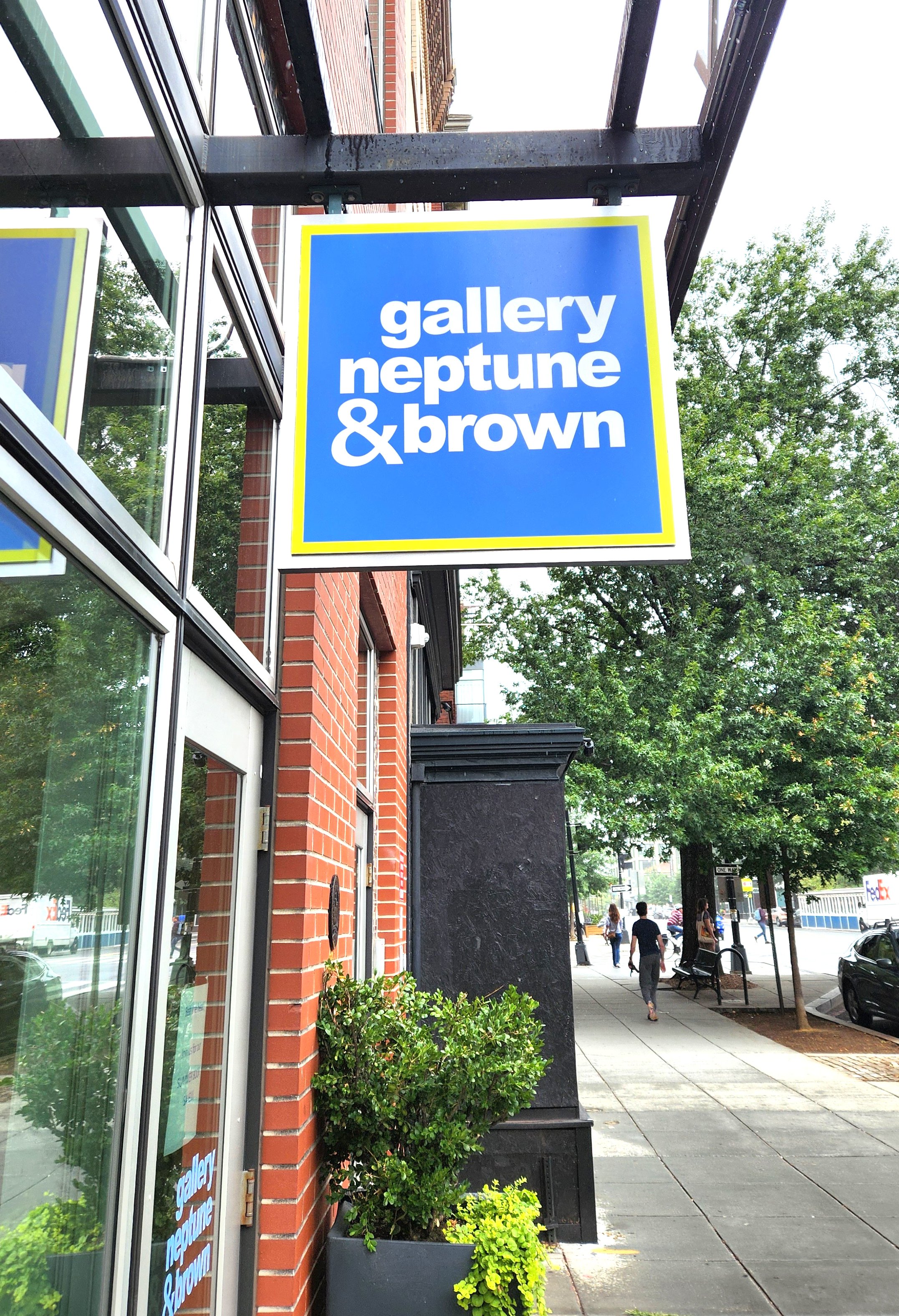 Exterior of the gallery with new sign 1 .jpg